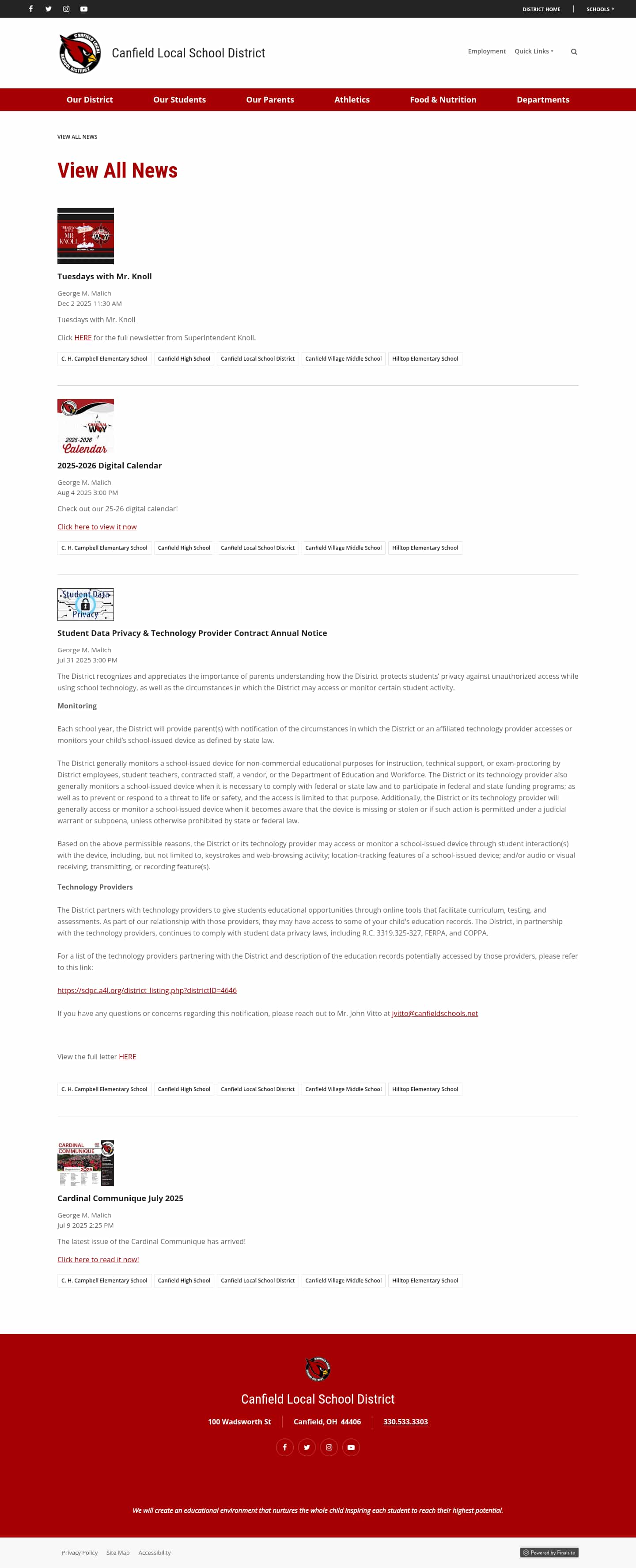 Latest website image capture