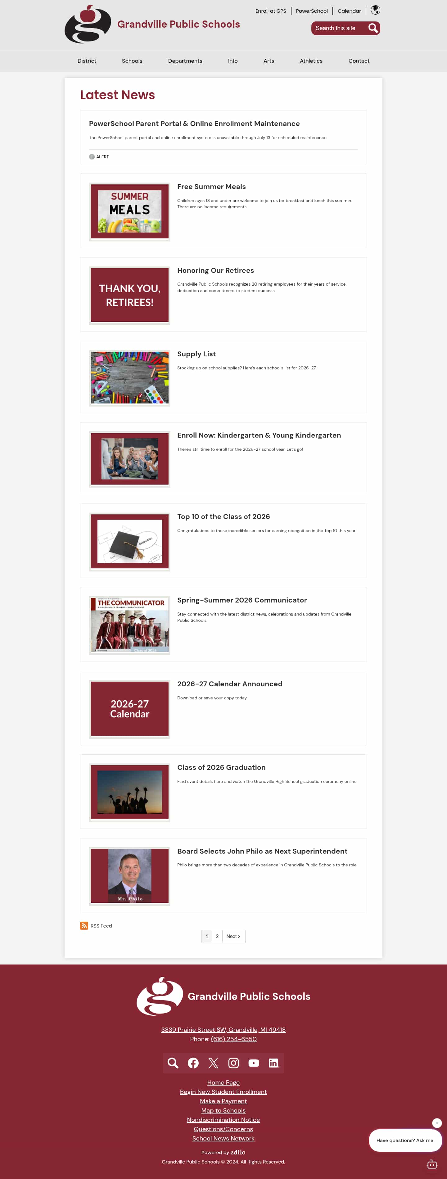 Latest website image capture