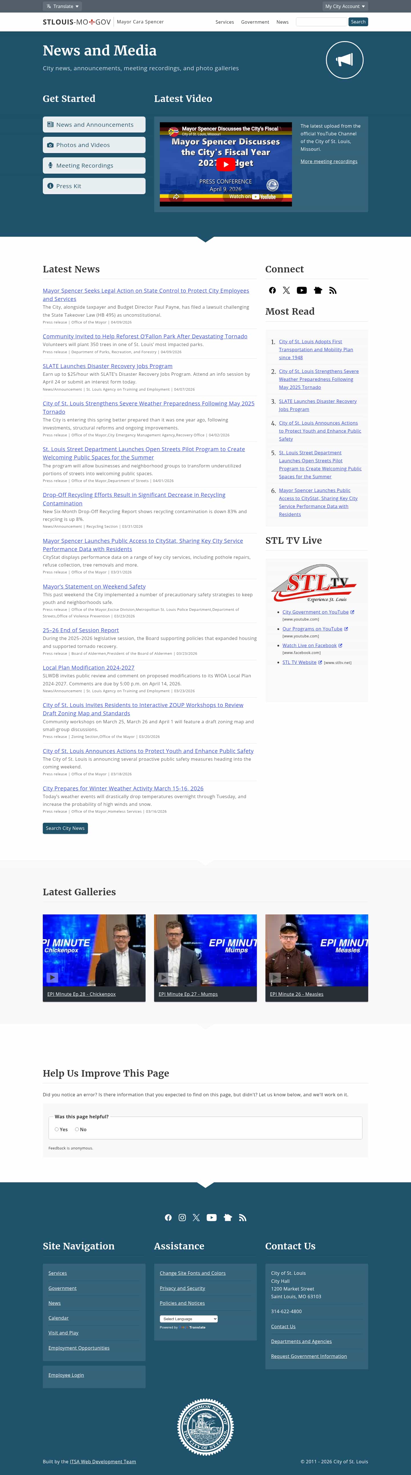 Latest website image capture