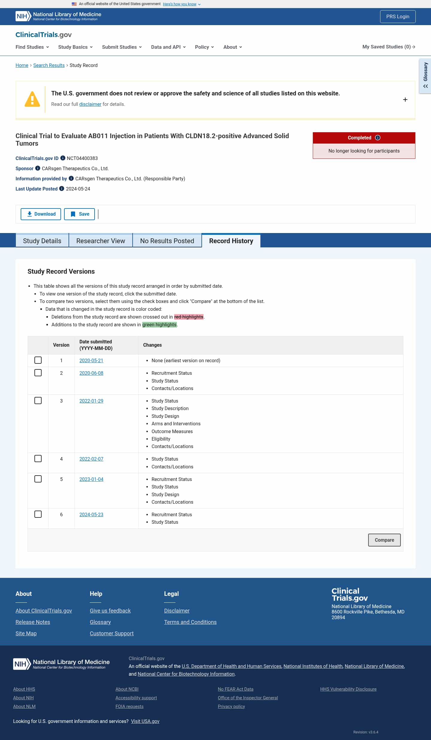 Latest website image capture