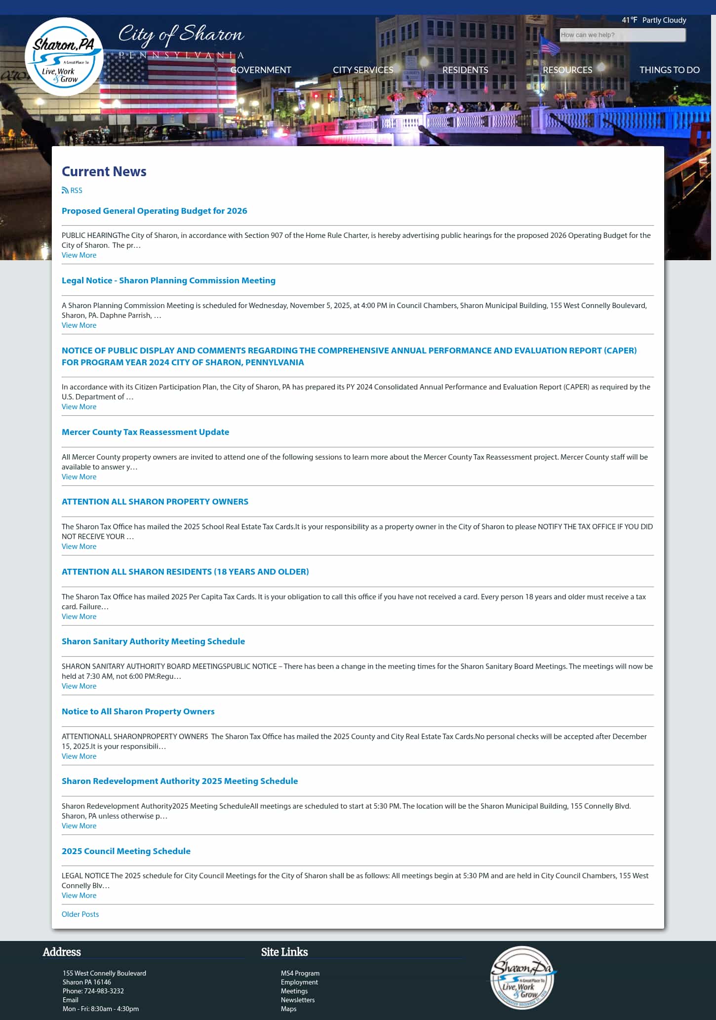 Latest website image capture