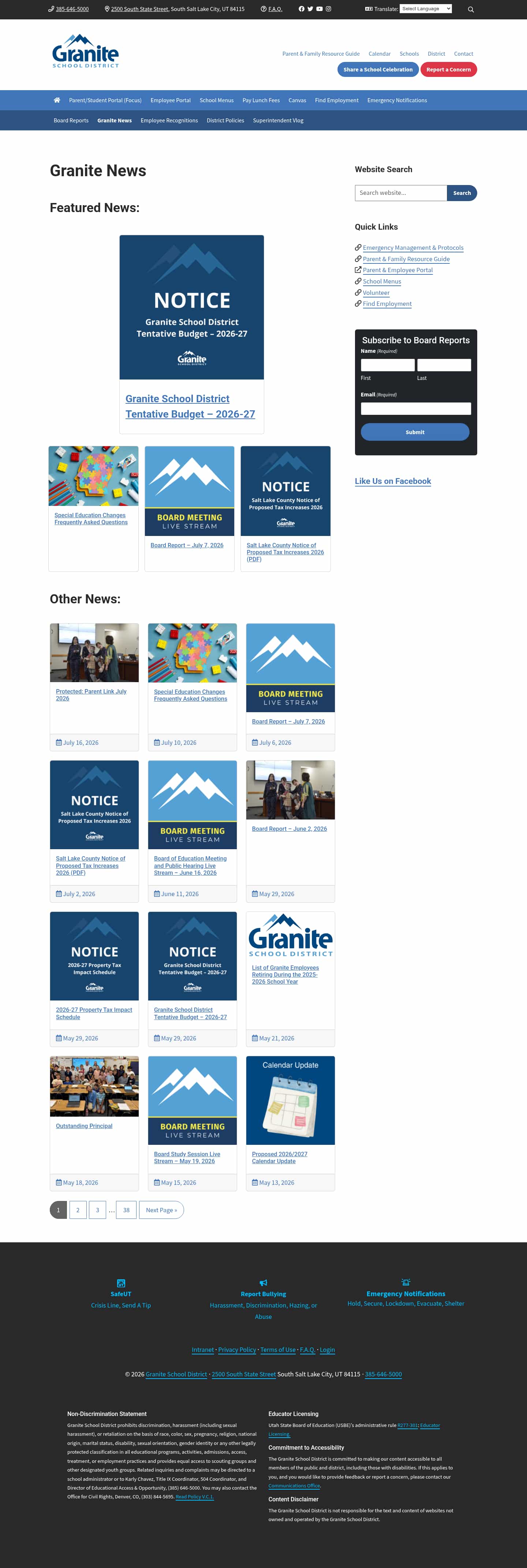 Latest website image capture