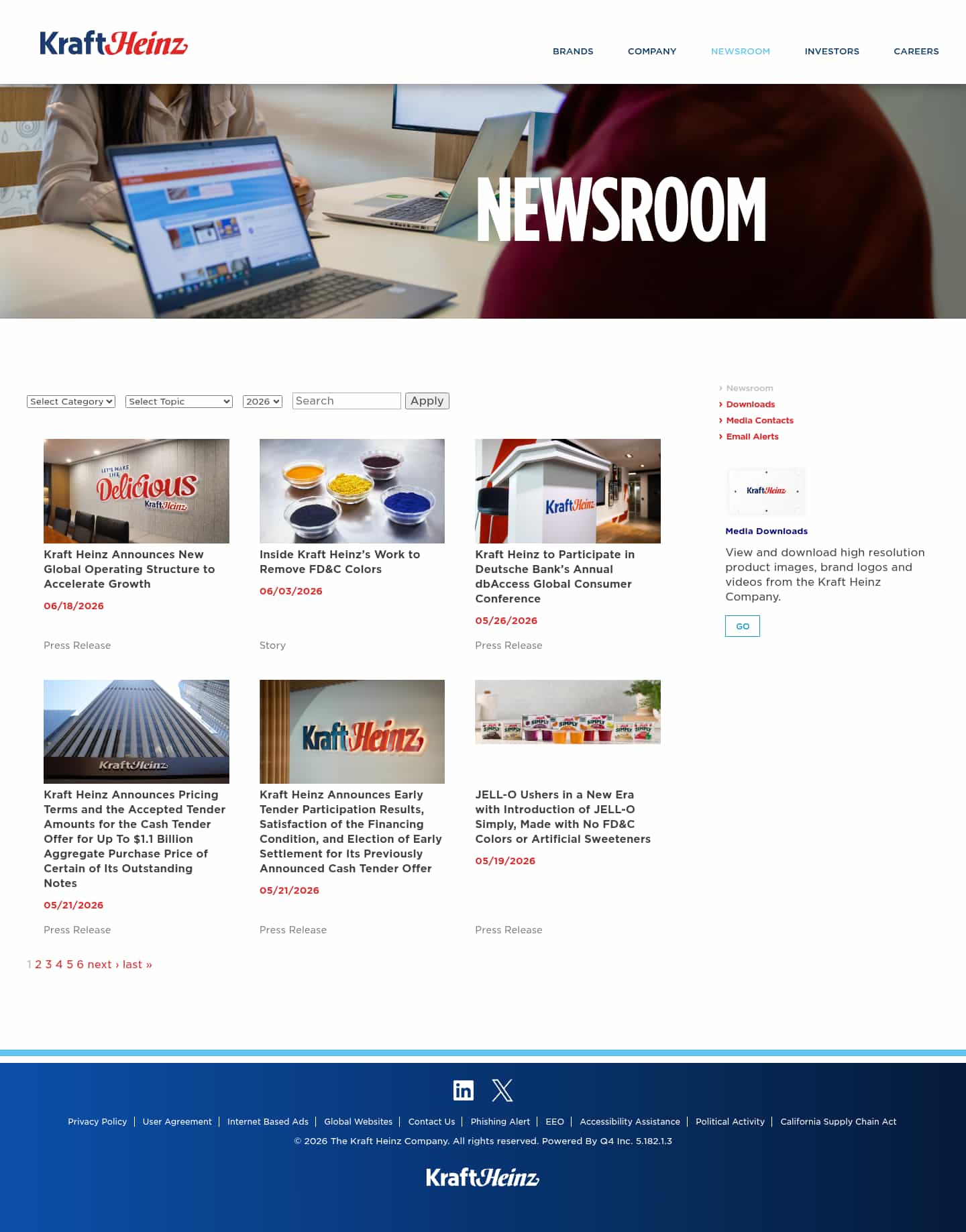 Latest website image capture