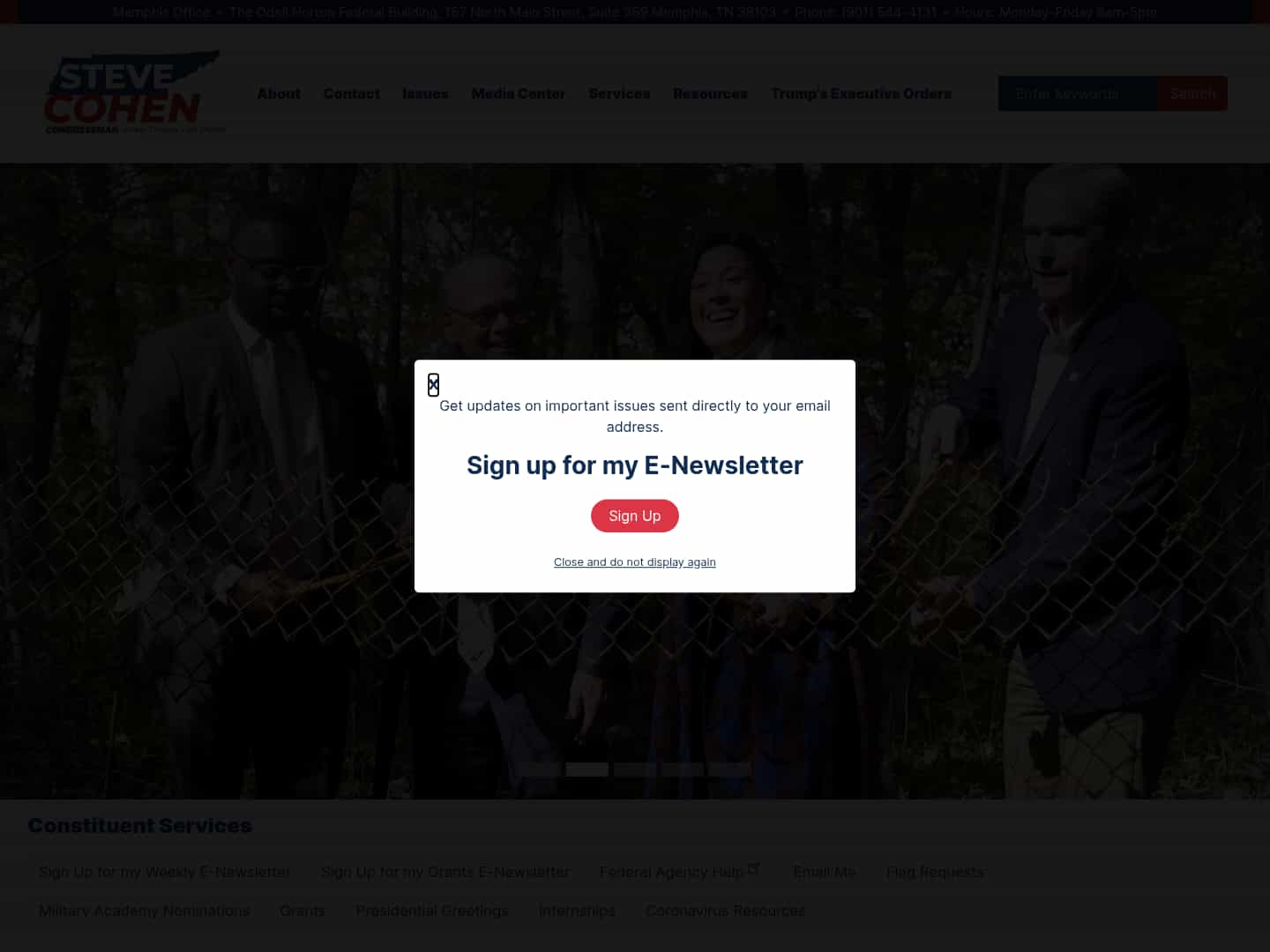 Latest website image capture