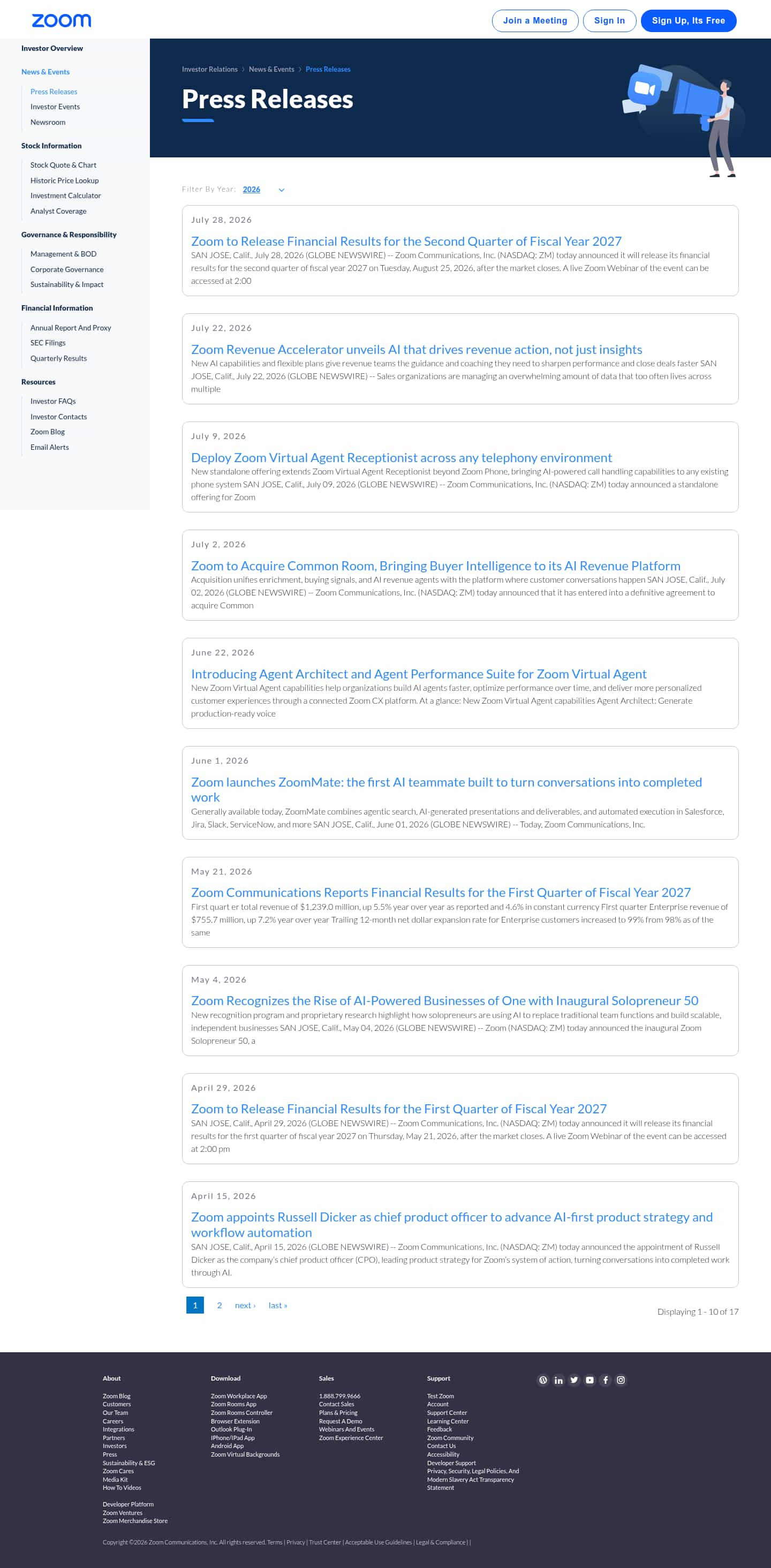 Latest website image capture