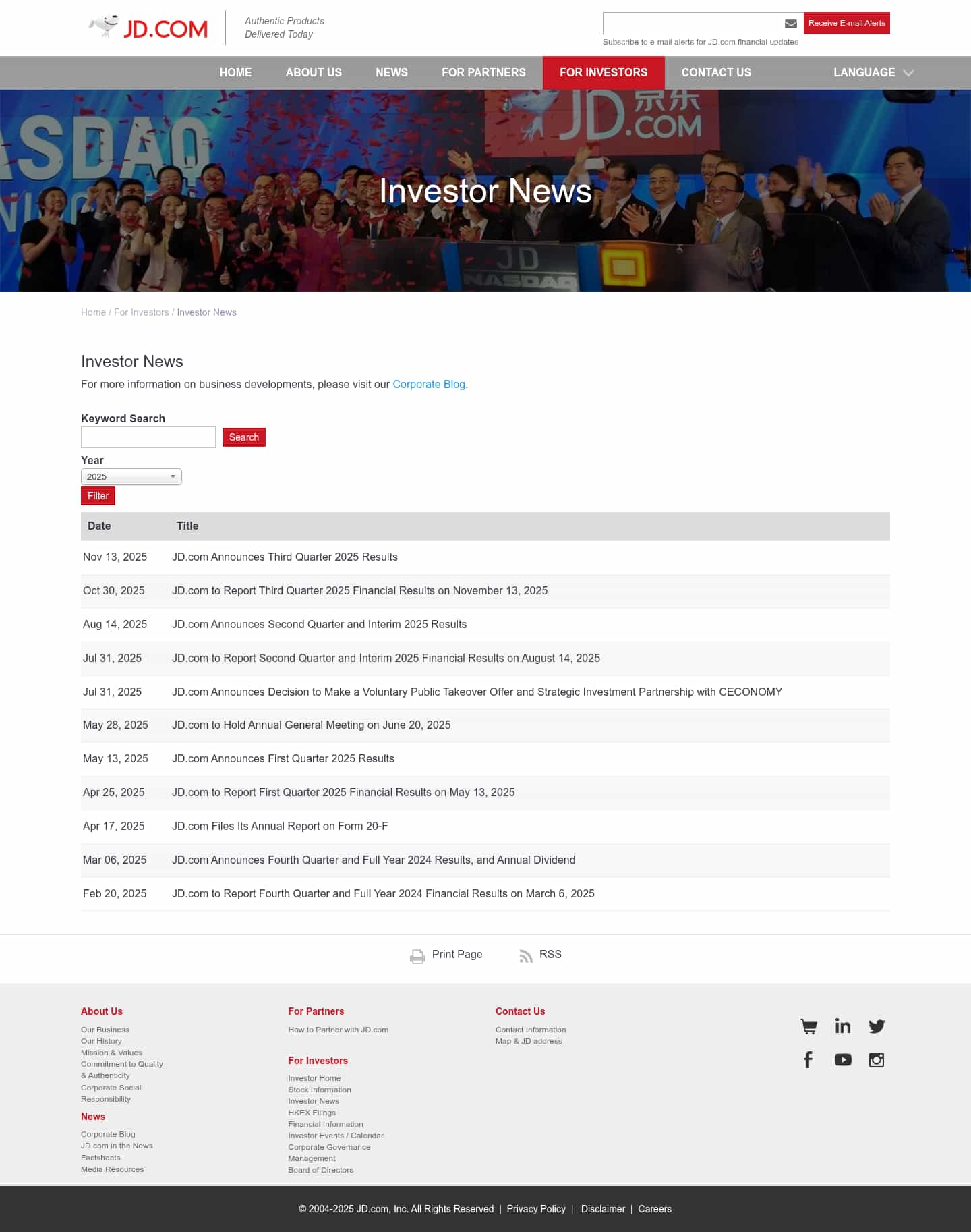 Latest website image capture