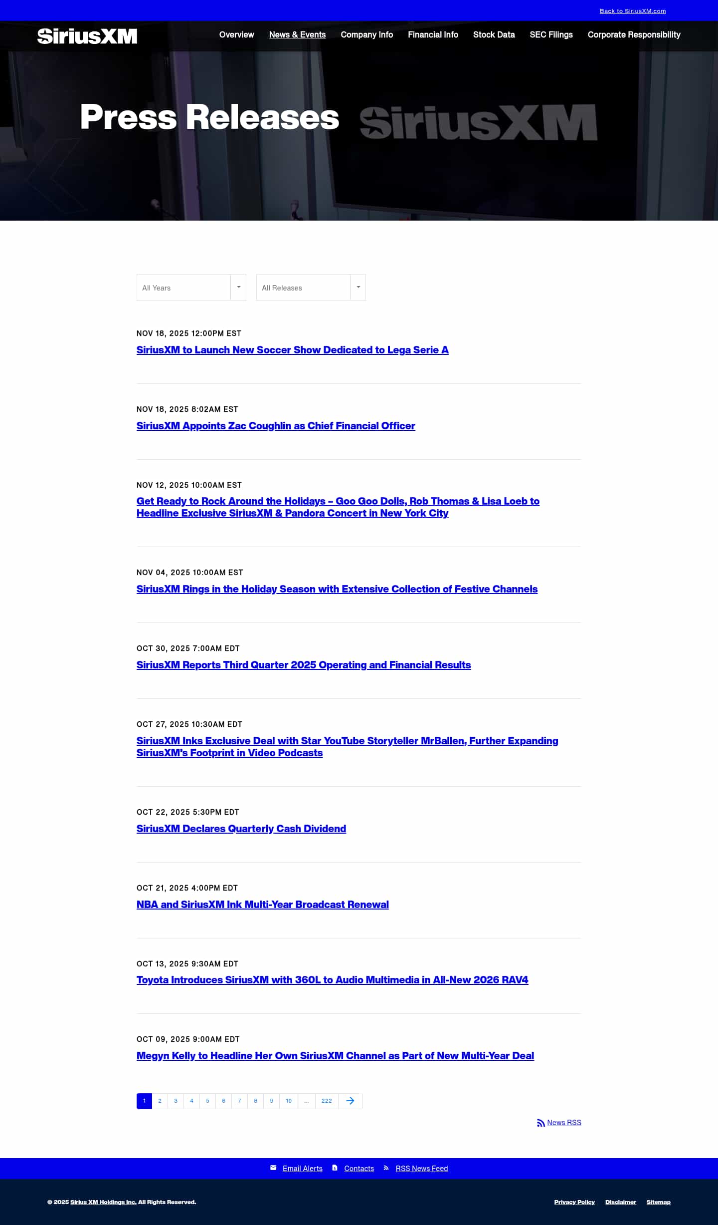 Latest website image capture