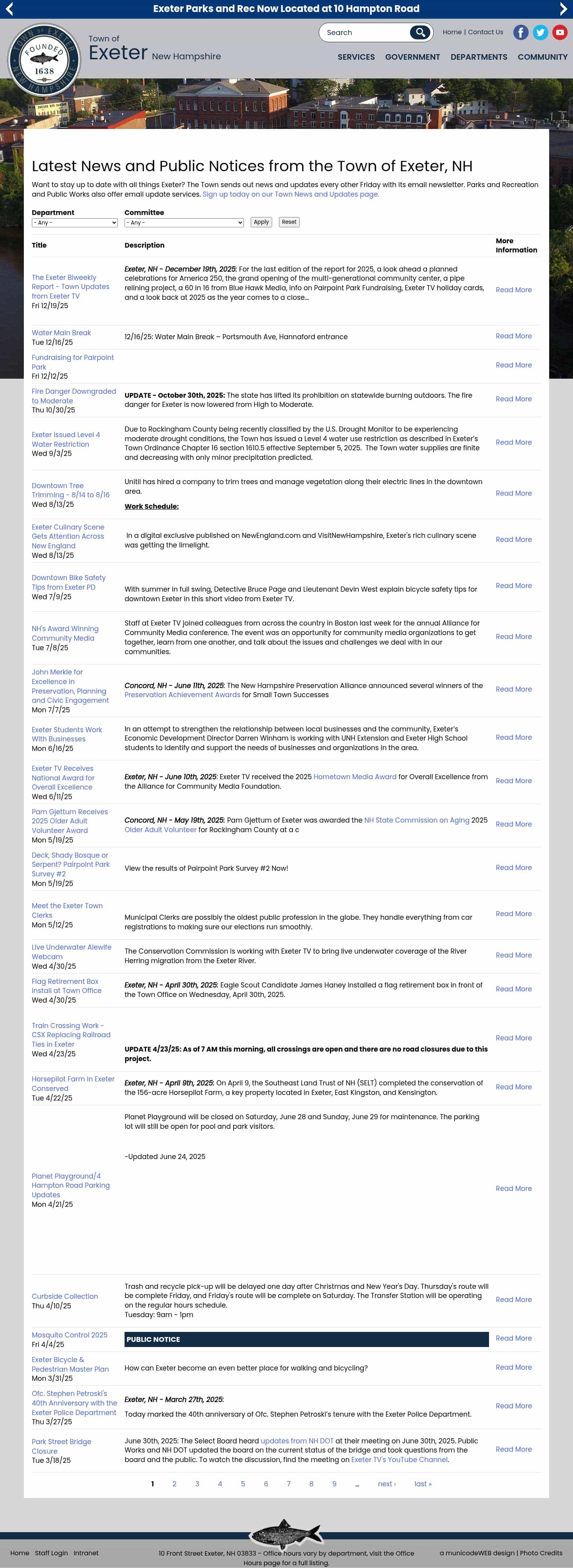 Latest website image capture