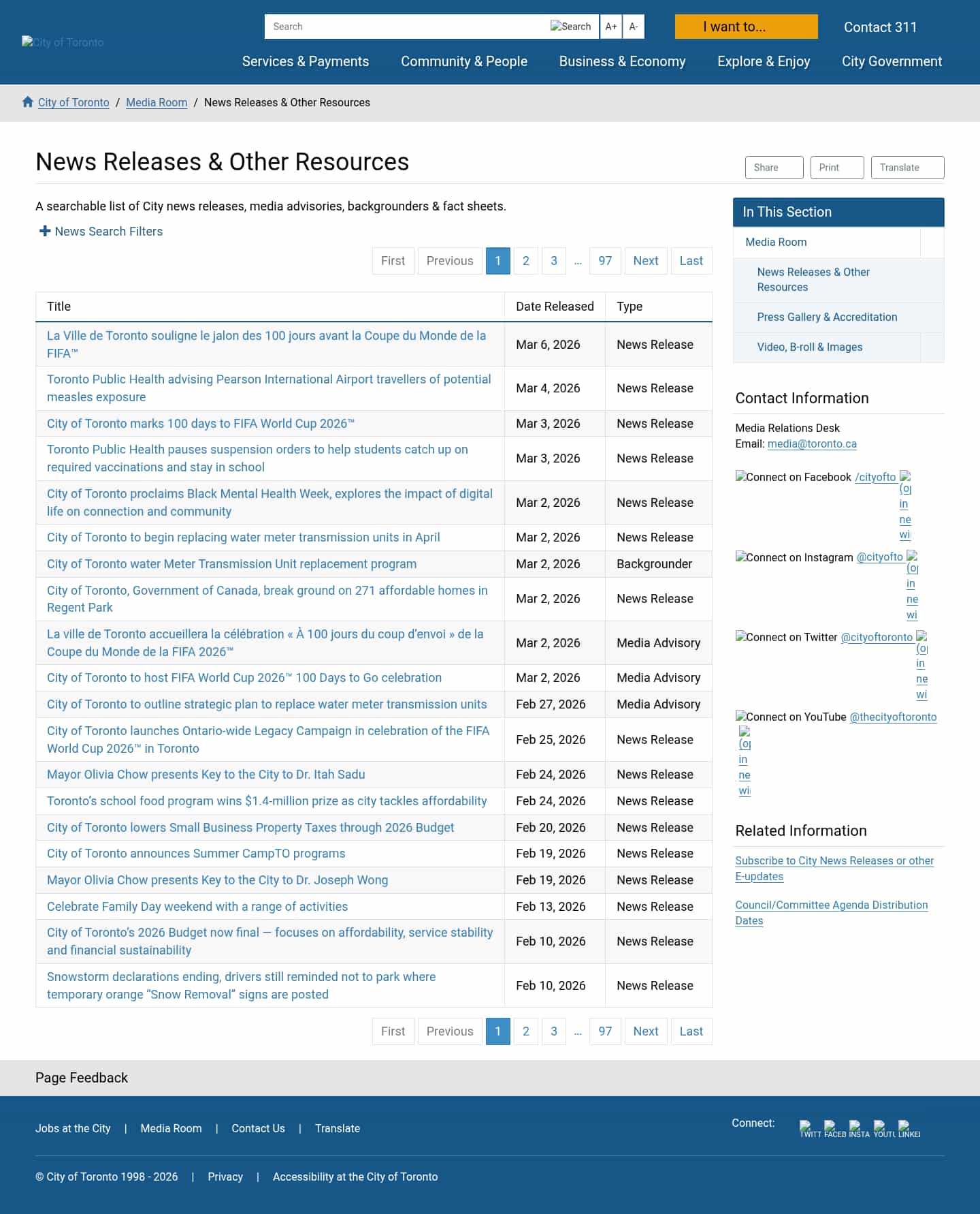 Latest website image capture