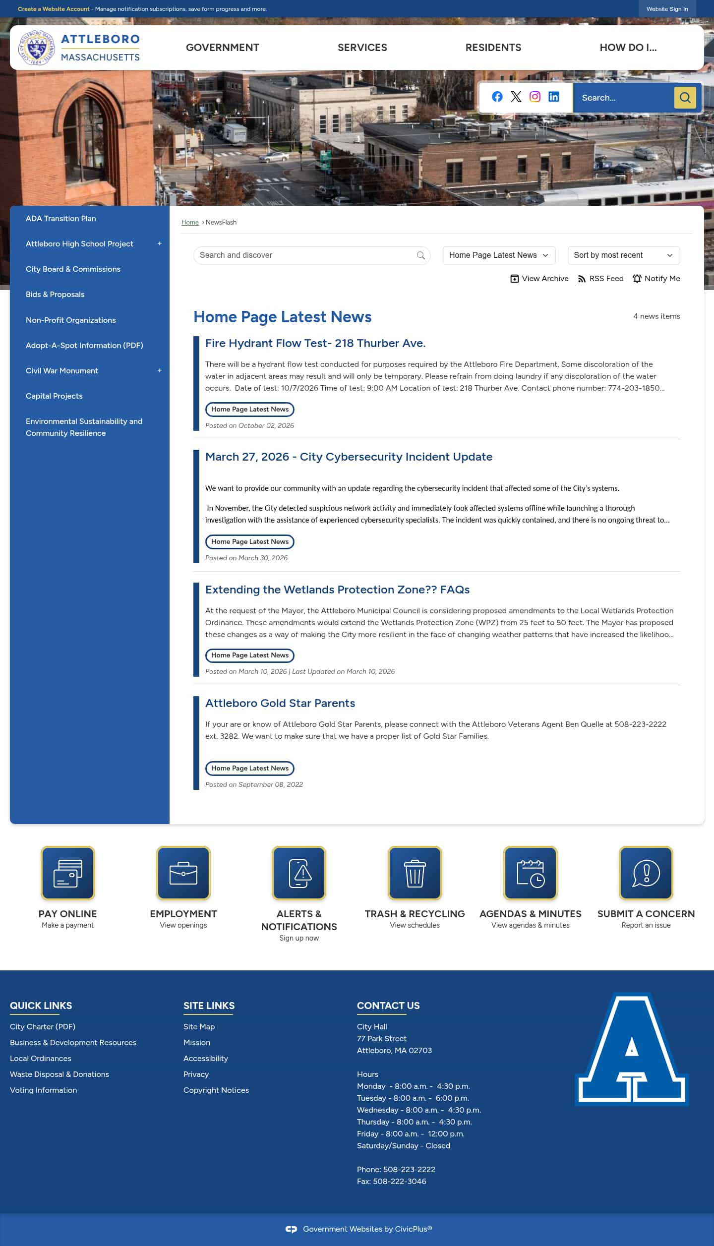 Latest website image capture