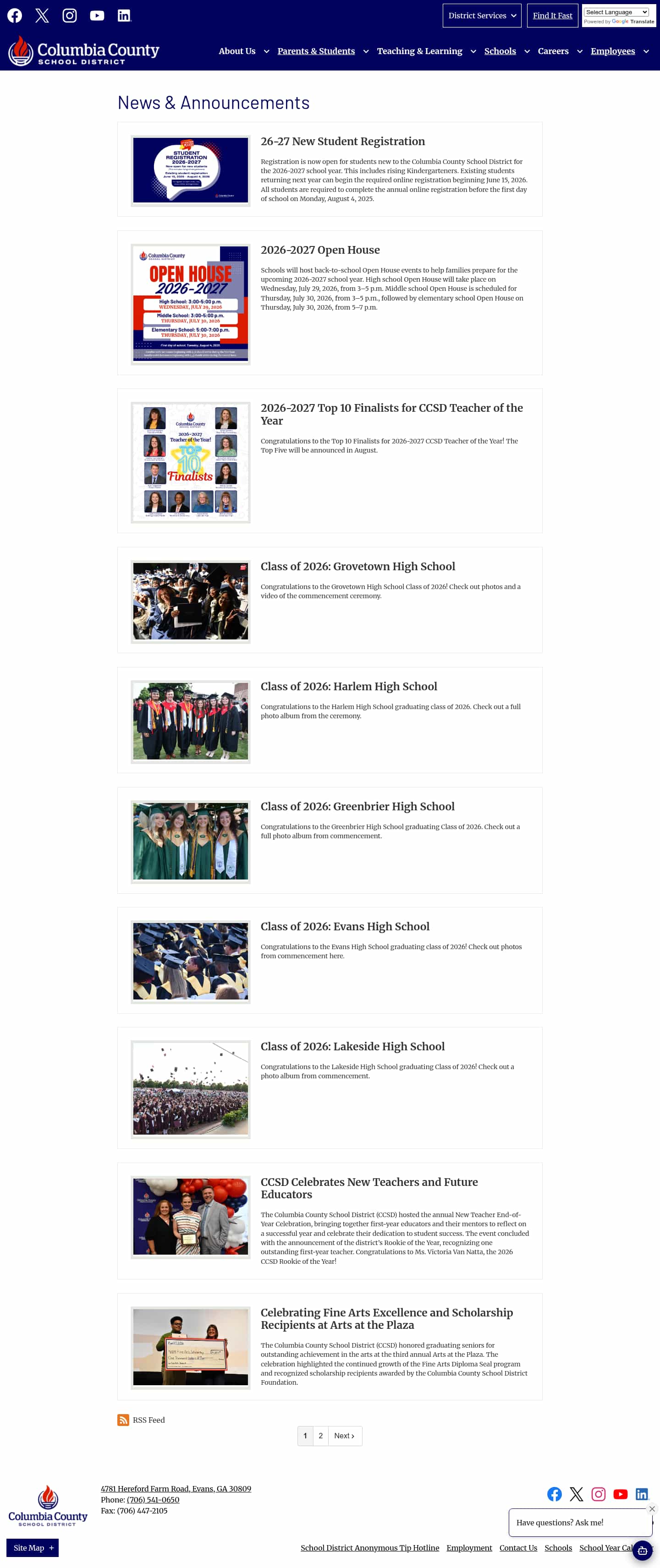 Latest website image capture