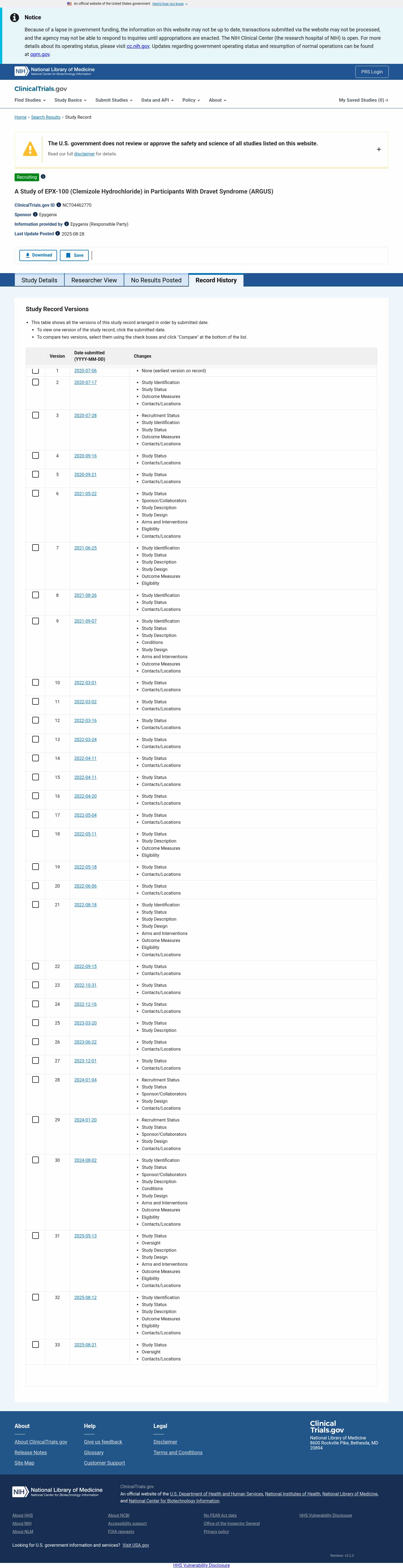 Latest website image capture