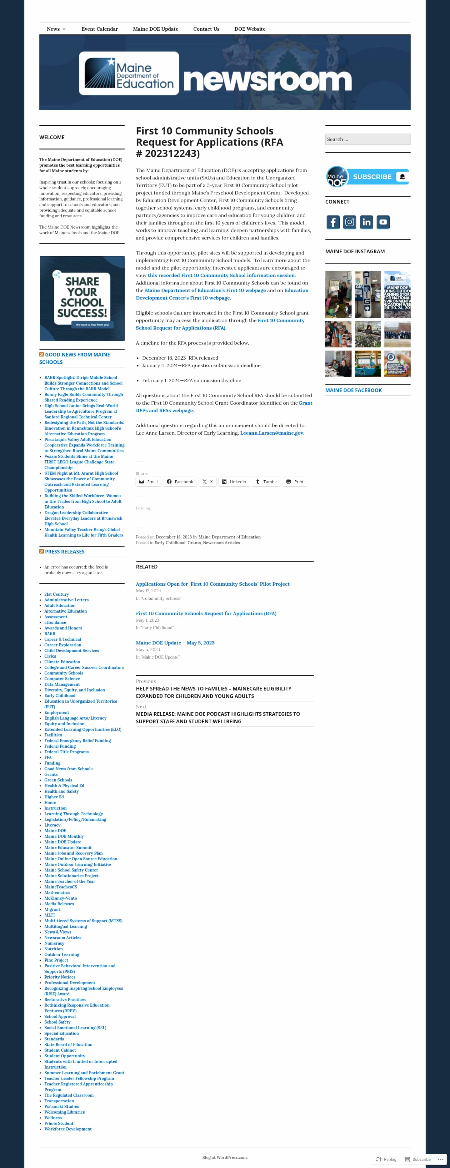 Latest website image capture