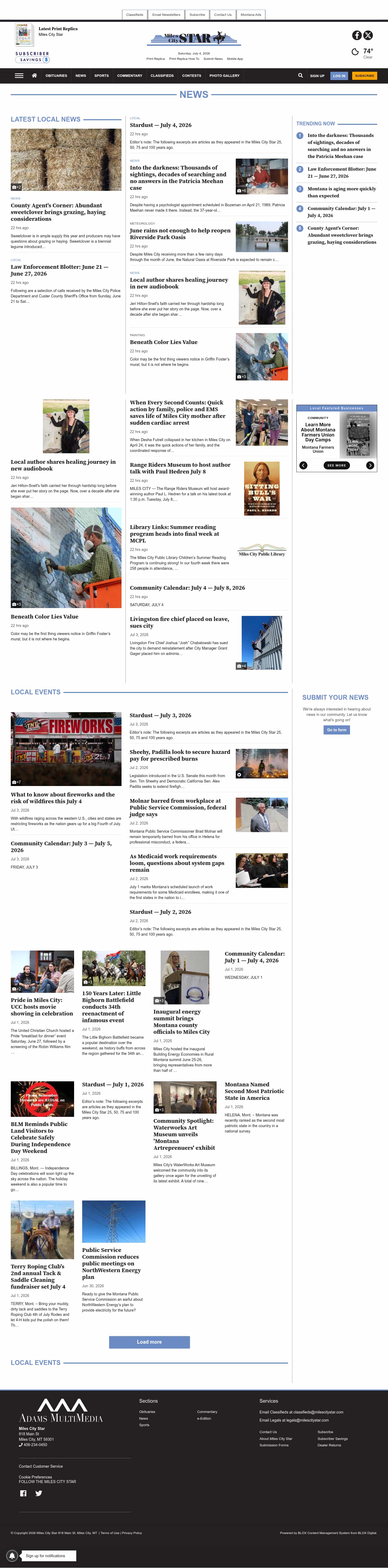 Latest website image capture