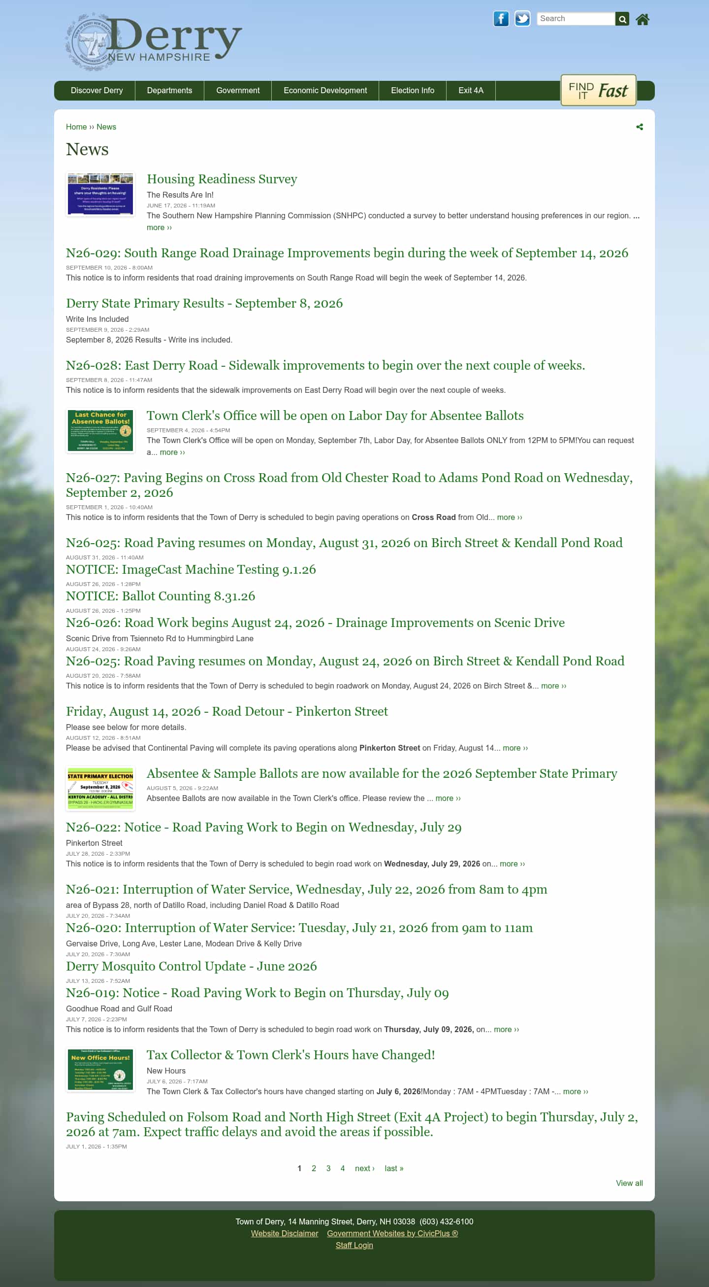 Latest website image capture