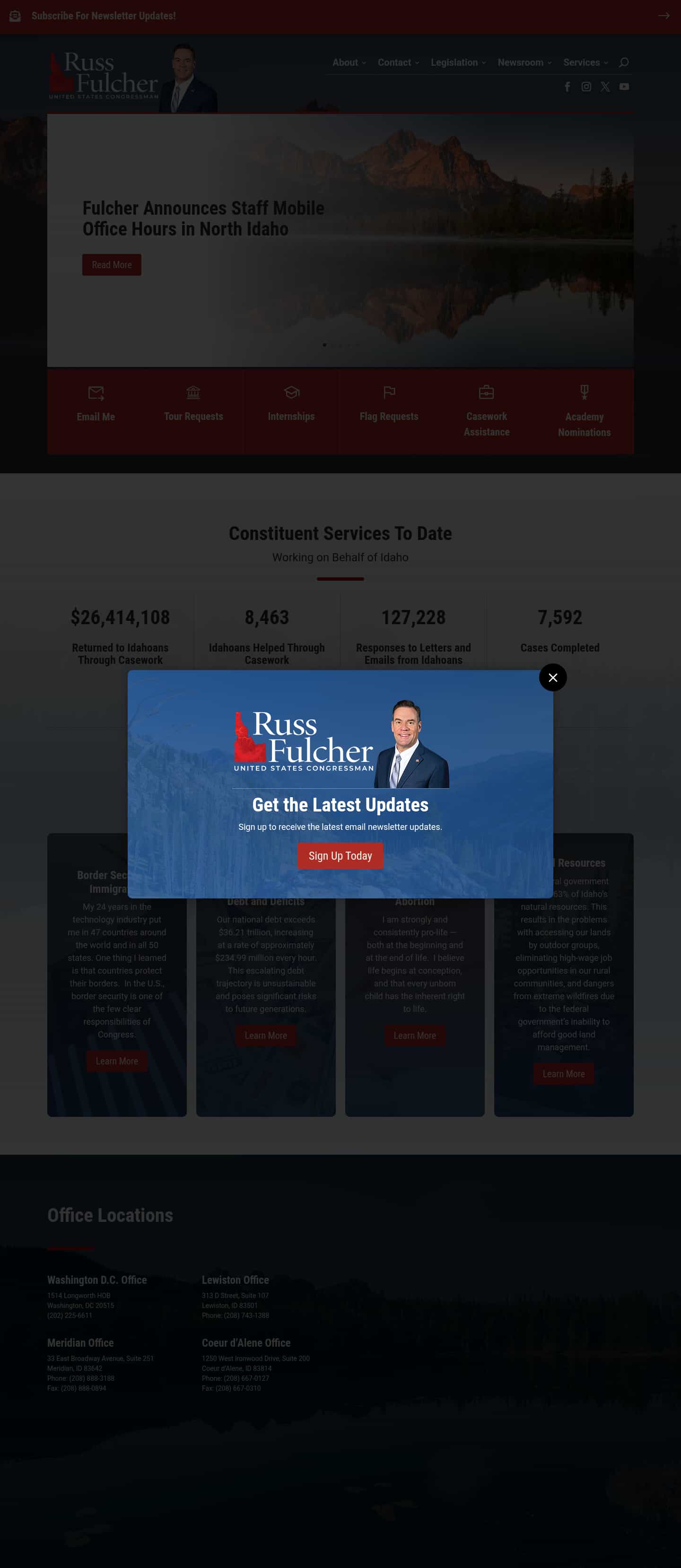 Latest website image capture