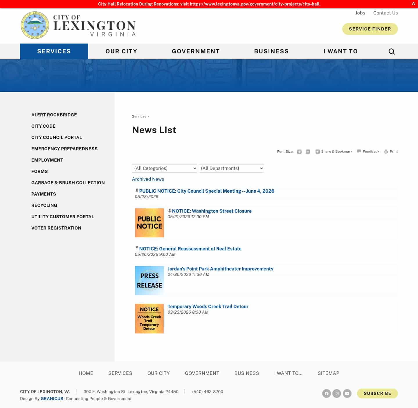 Latest website image capture