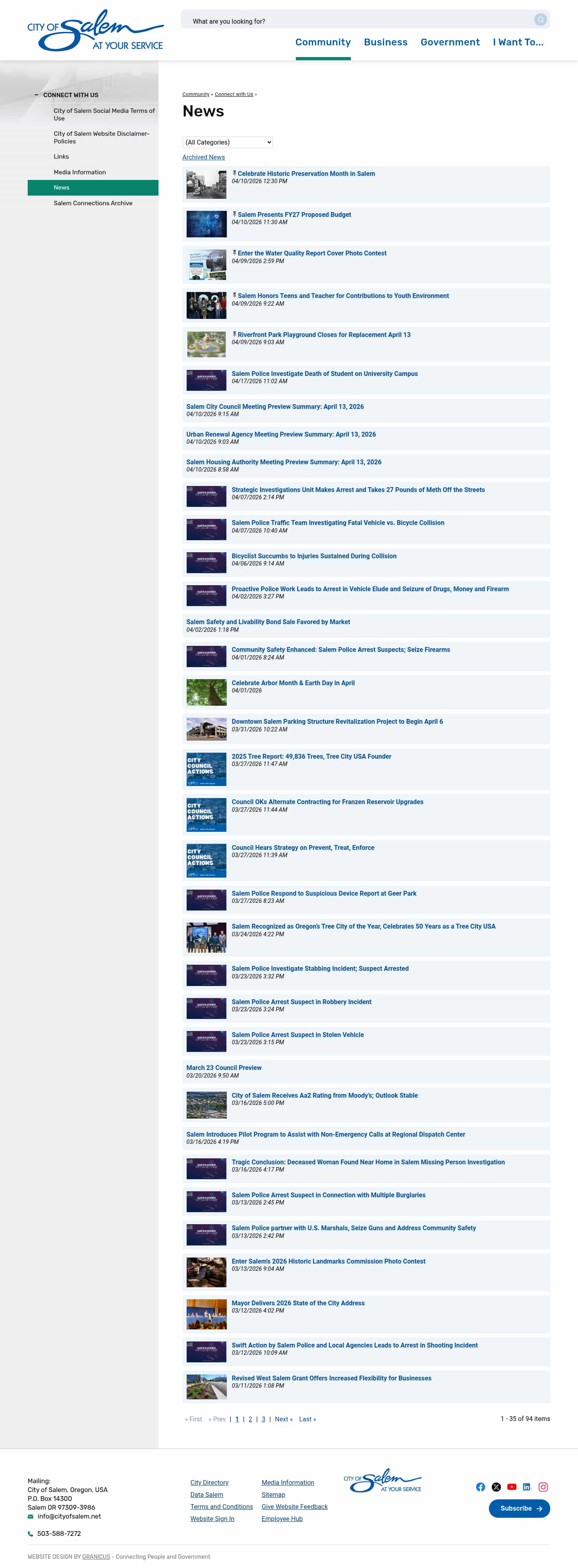 Latest website image capture