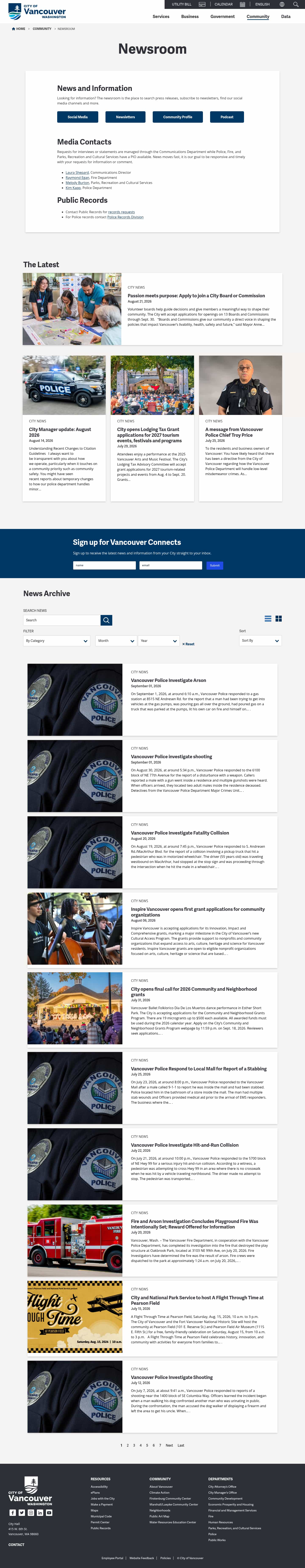 Latest website image capture