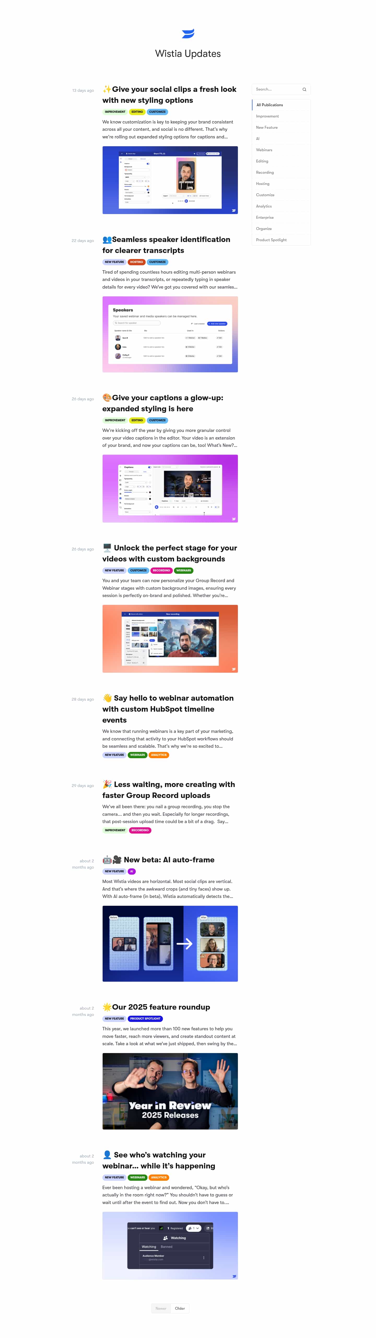 Latest website image capture