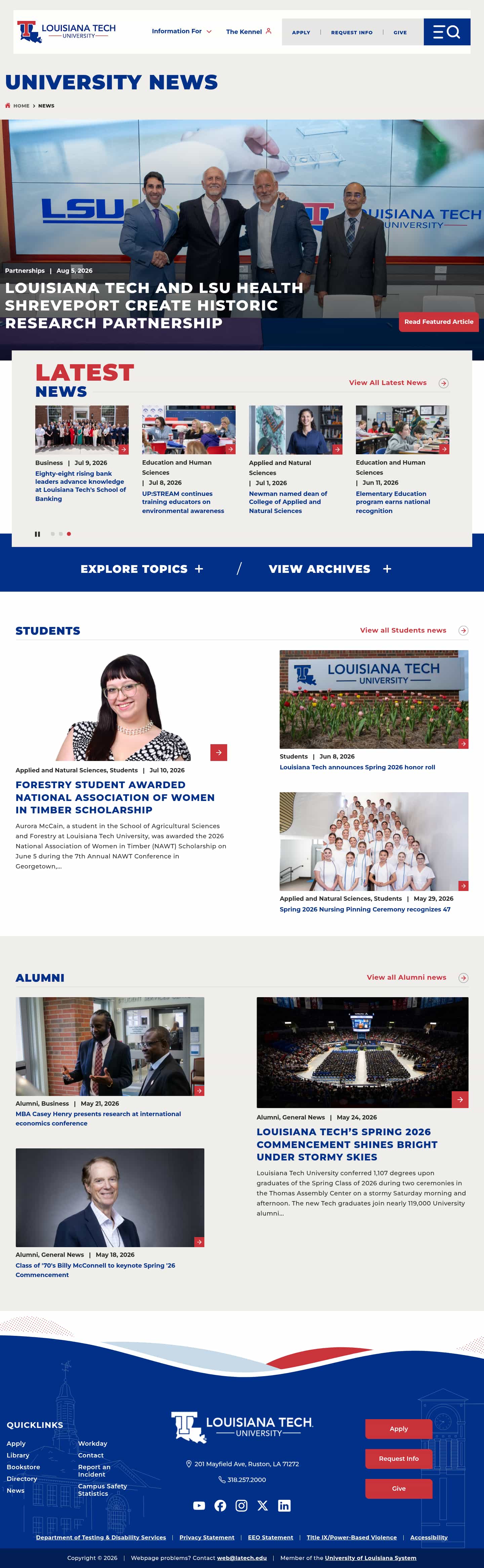 Latest website image capture