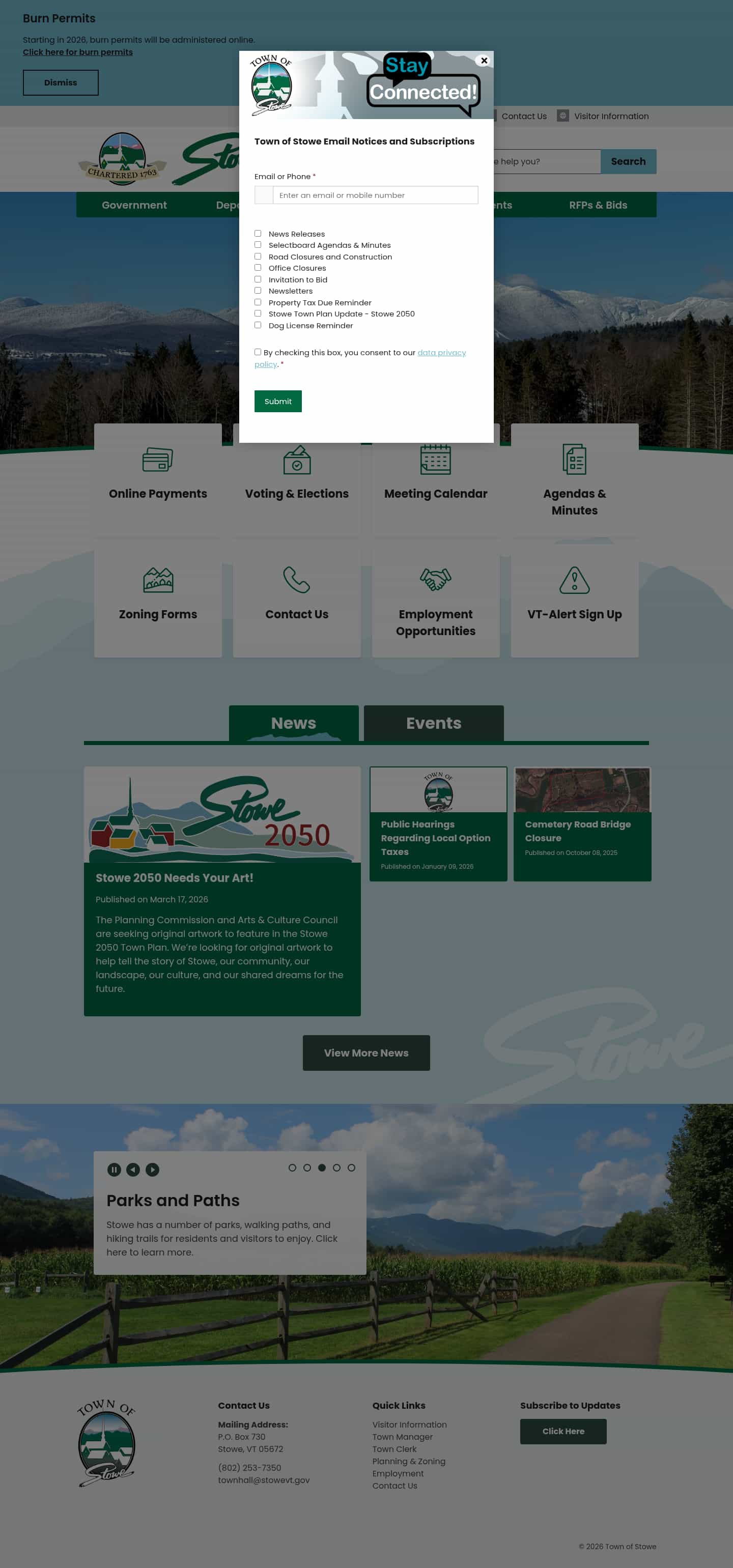 Latest website image capture