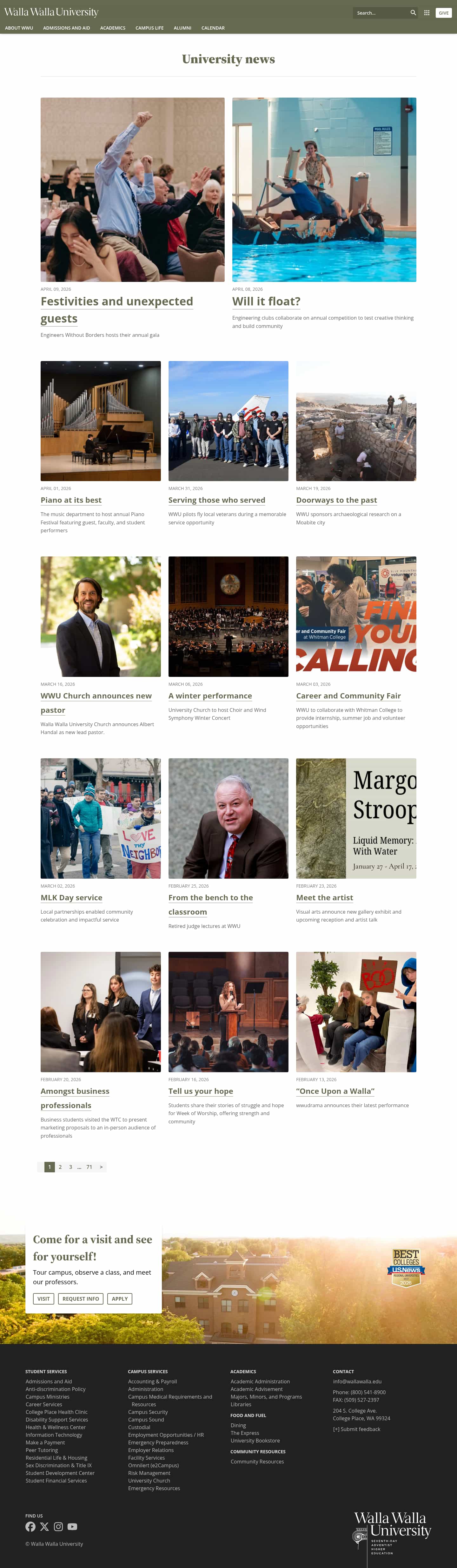 Latest website image capture