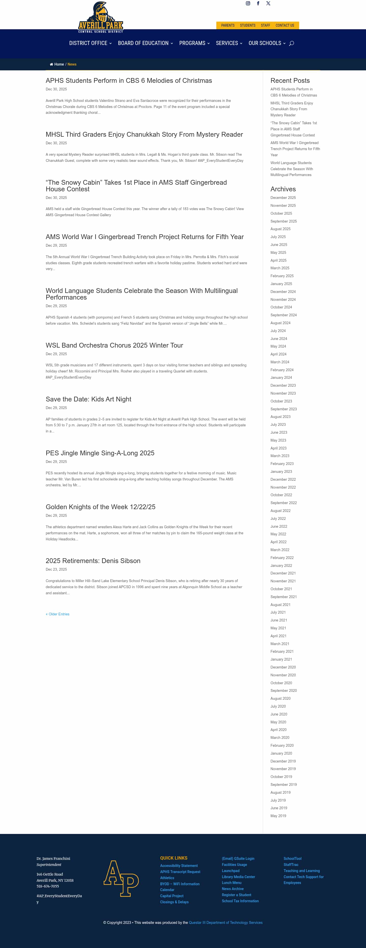 Latest website image capture