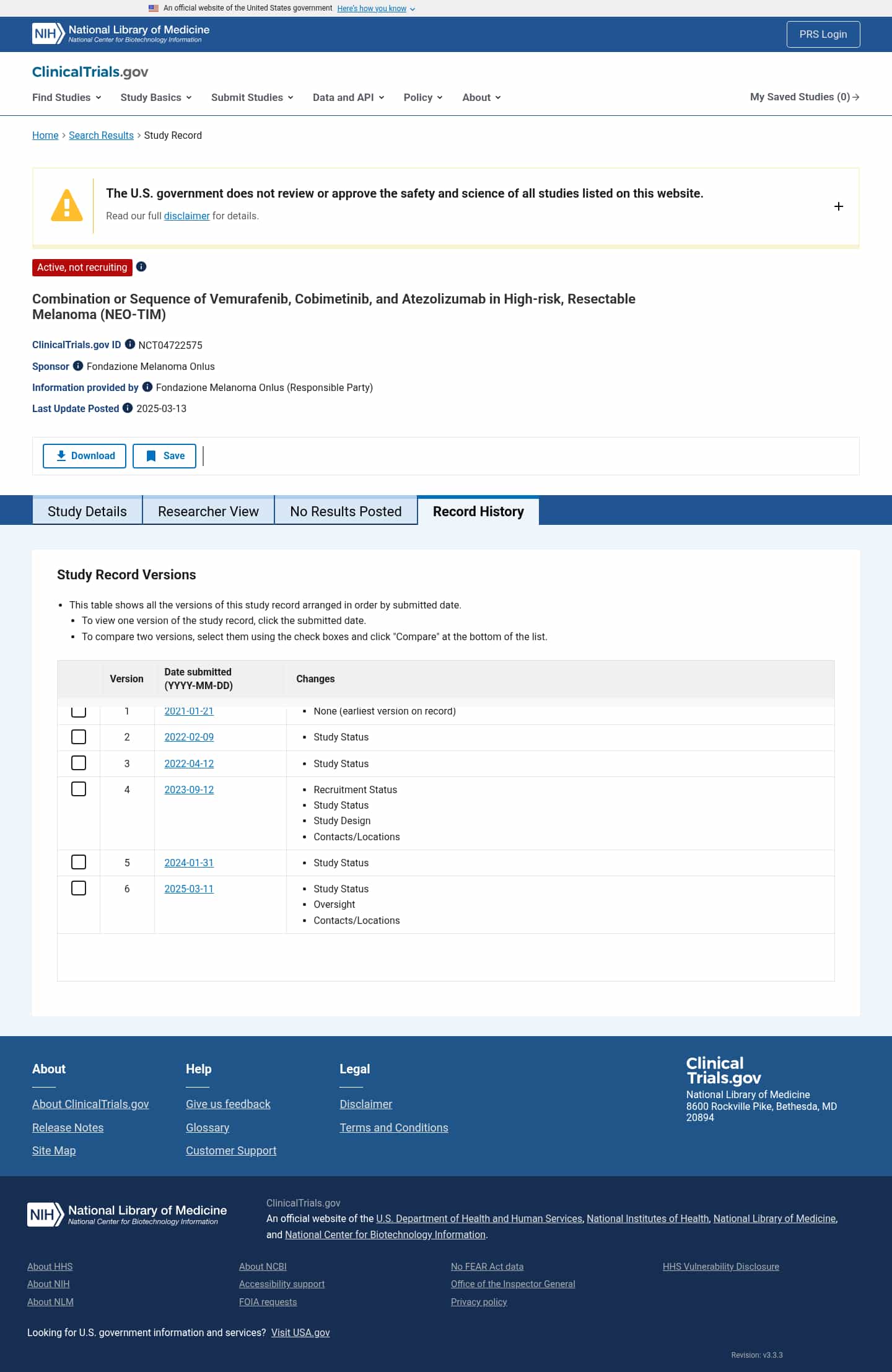 Latest website image capture