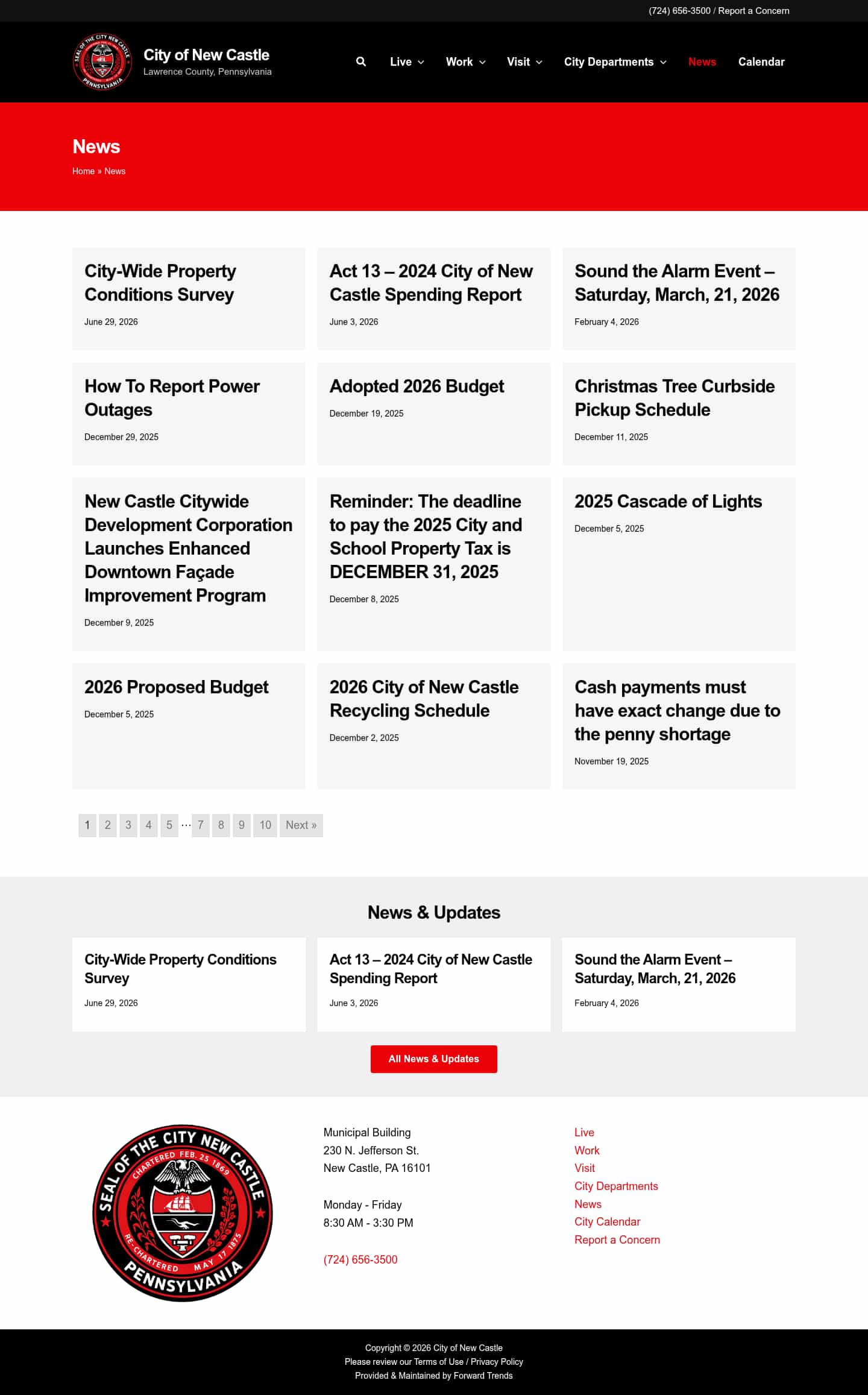 Latest website image capture