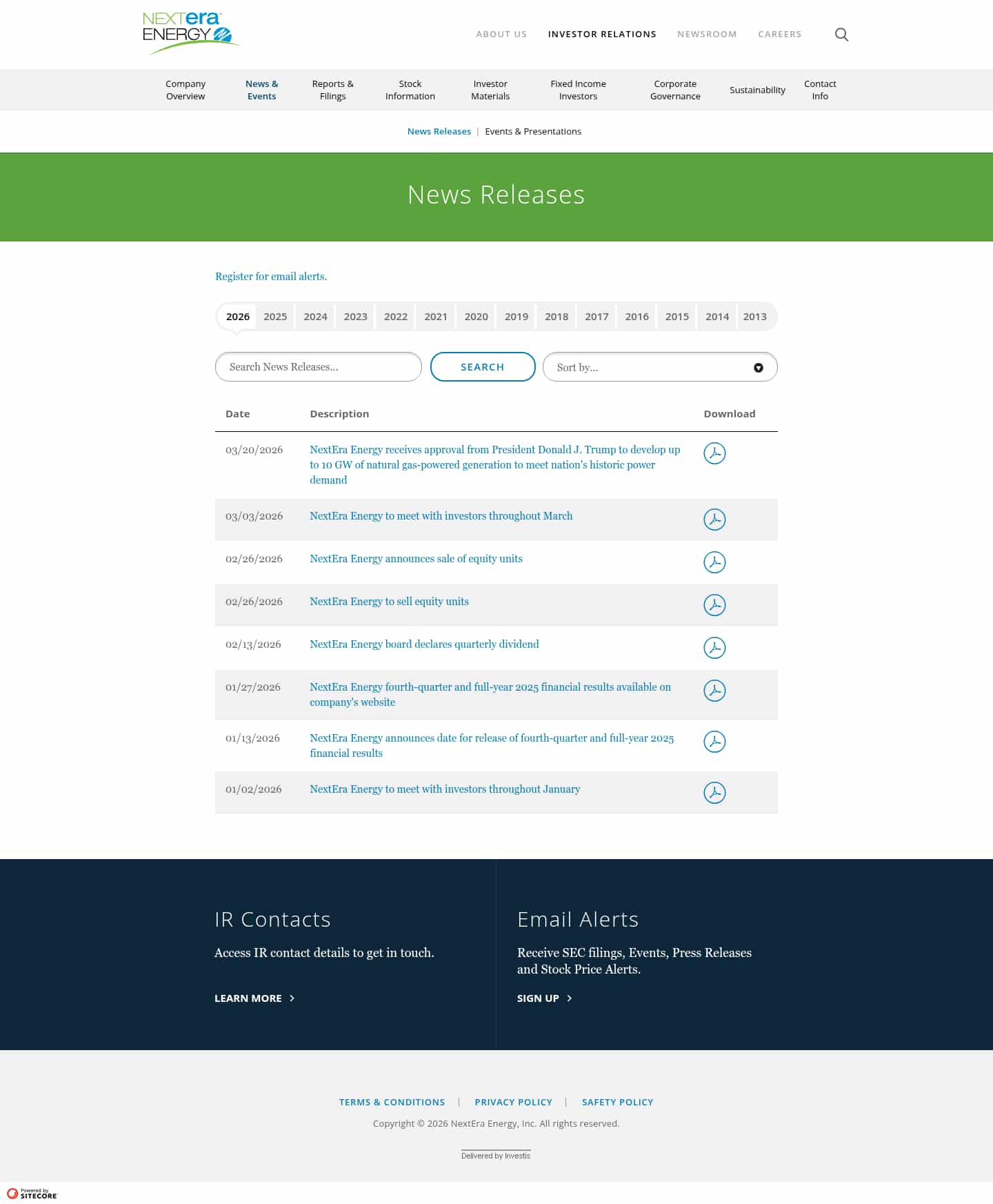 Latest website image capture