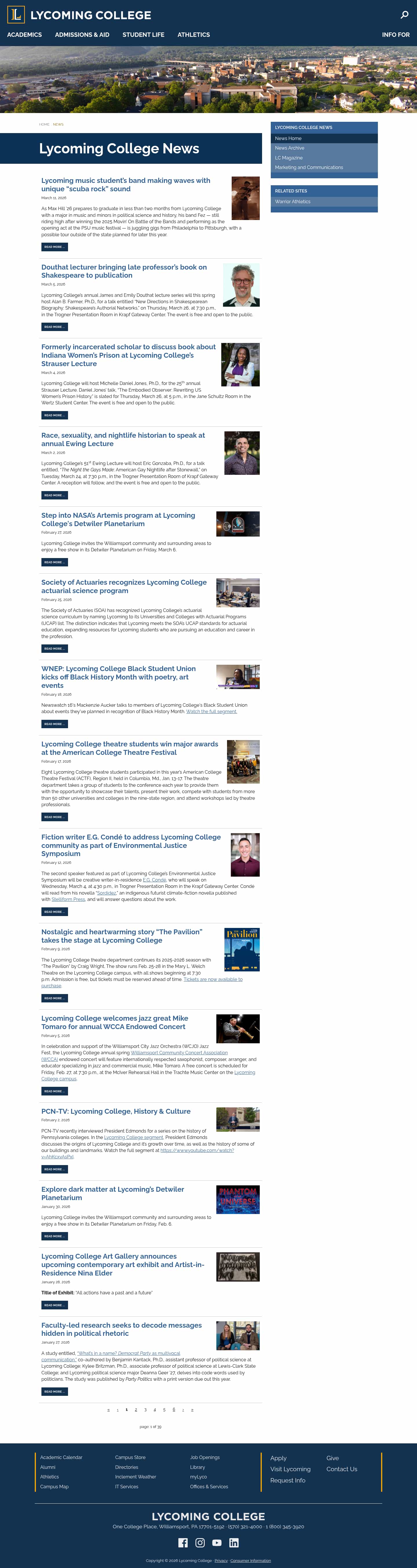 Latest website image capture