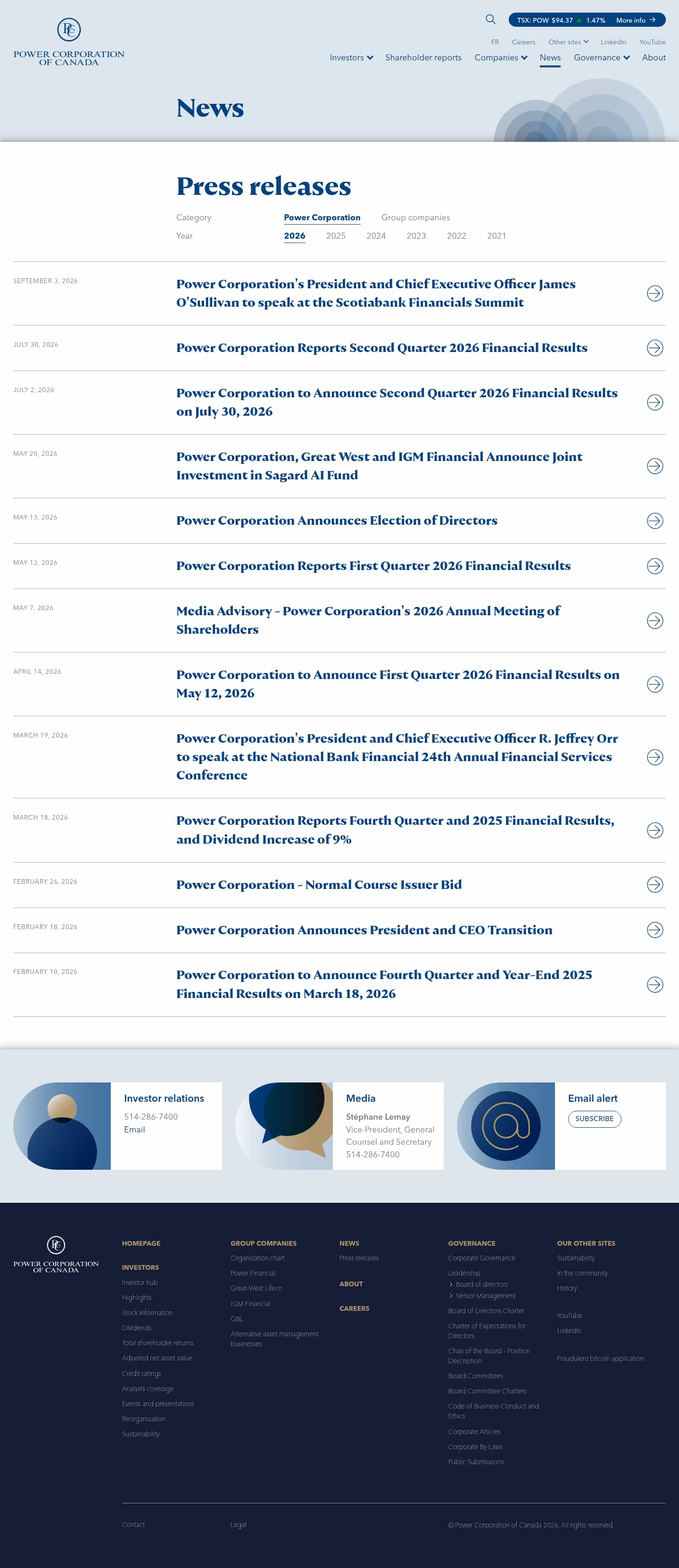 Latest website image capture