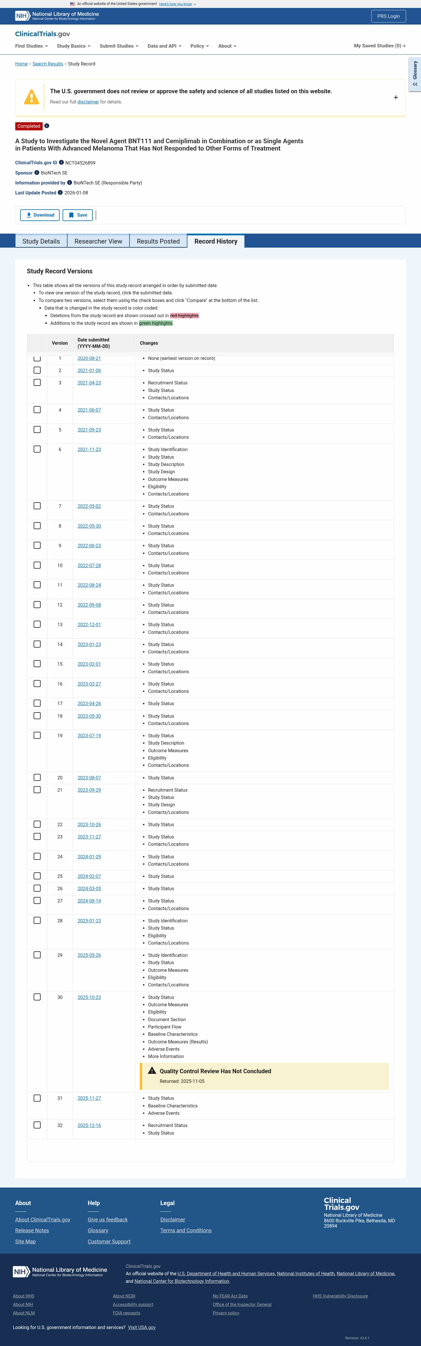 Latest website image capture