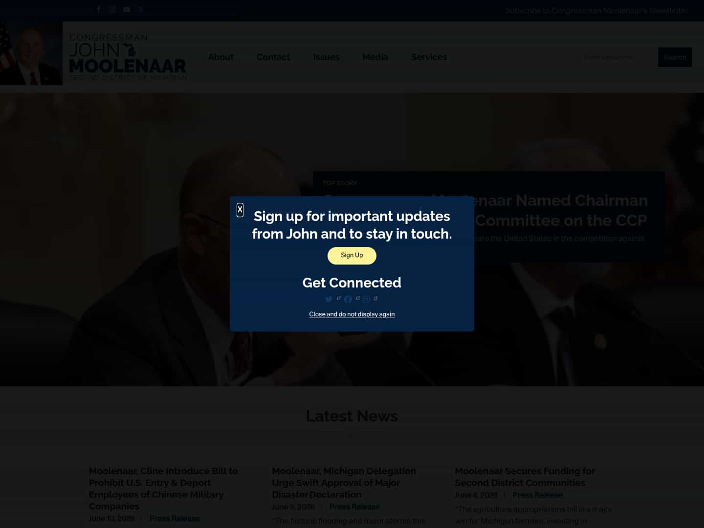 Latest website image capture
