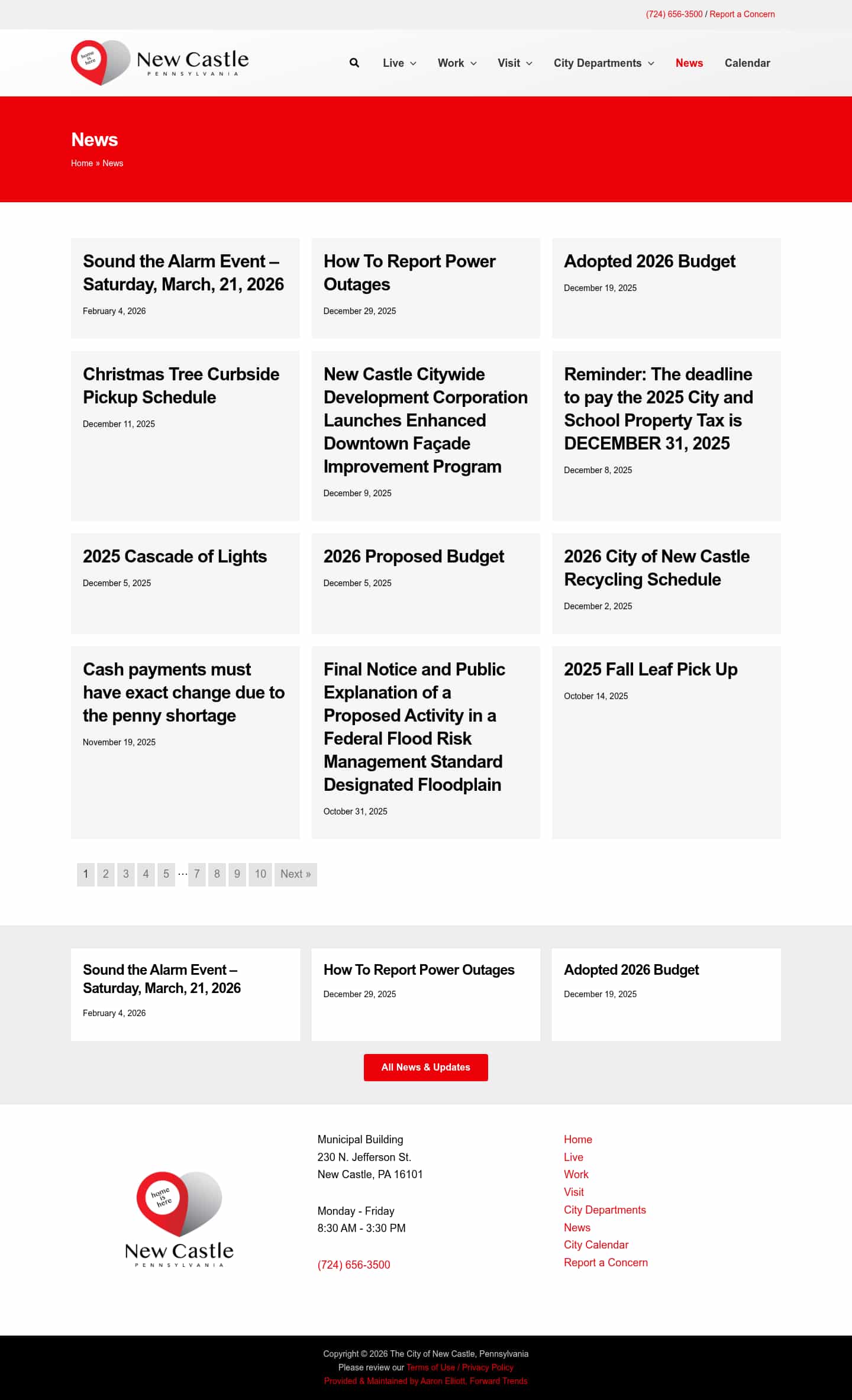 Latest website image capture