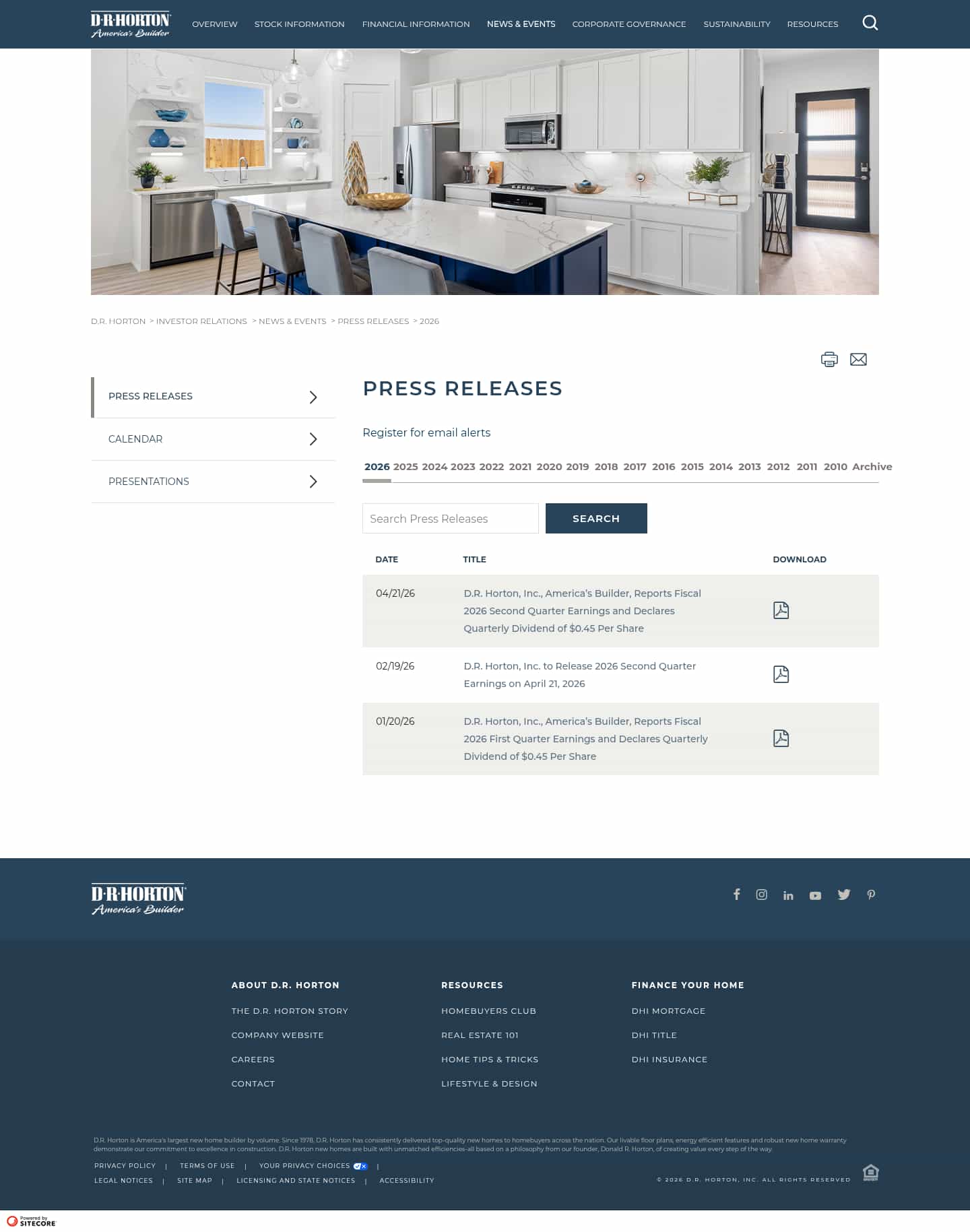 Latest website image capture