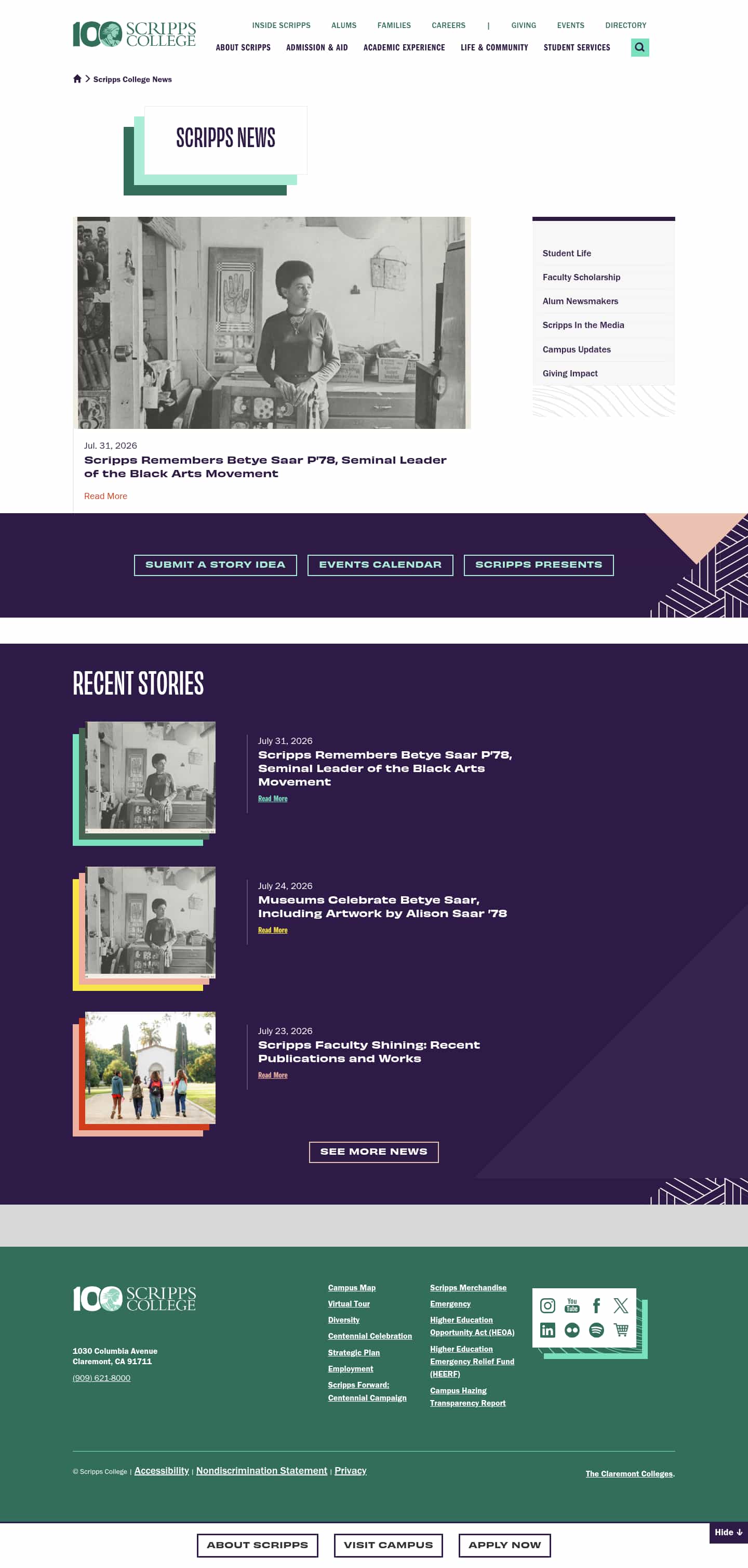 Latest website image capture