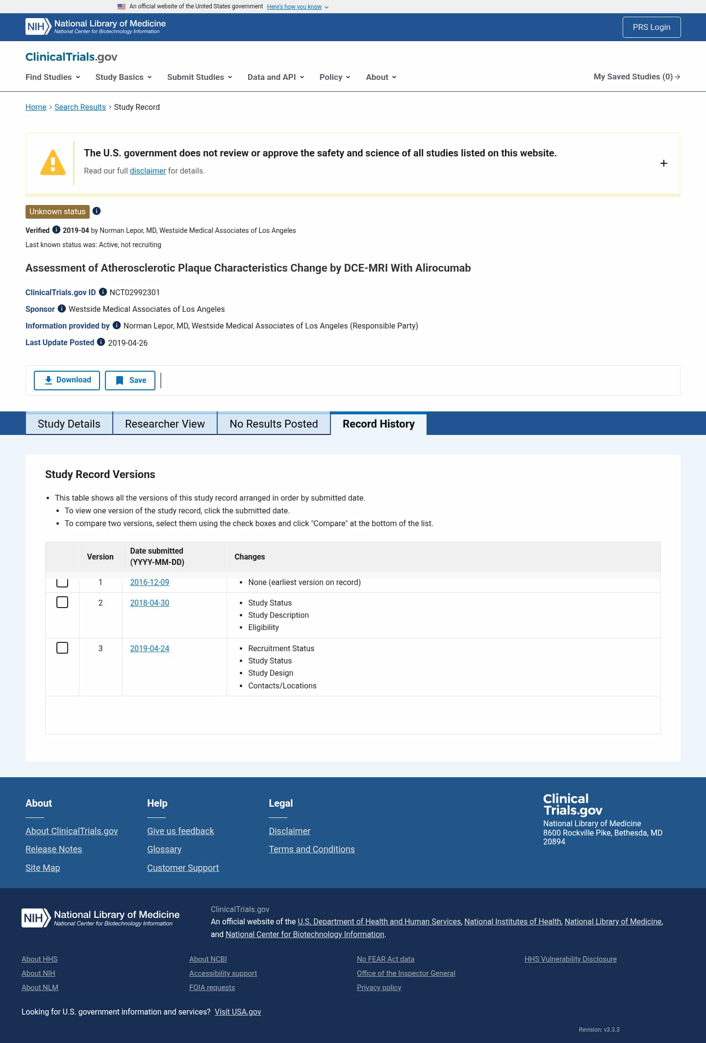 Latest website image capture