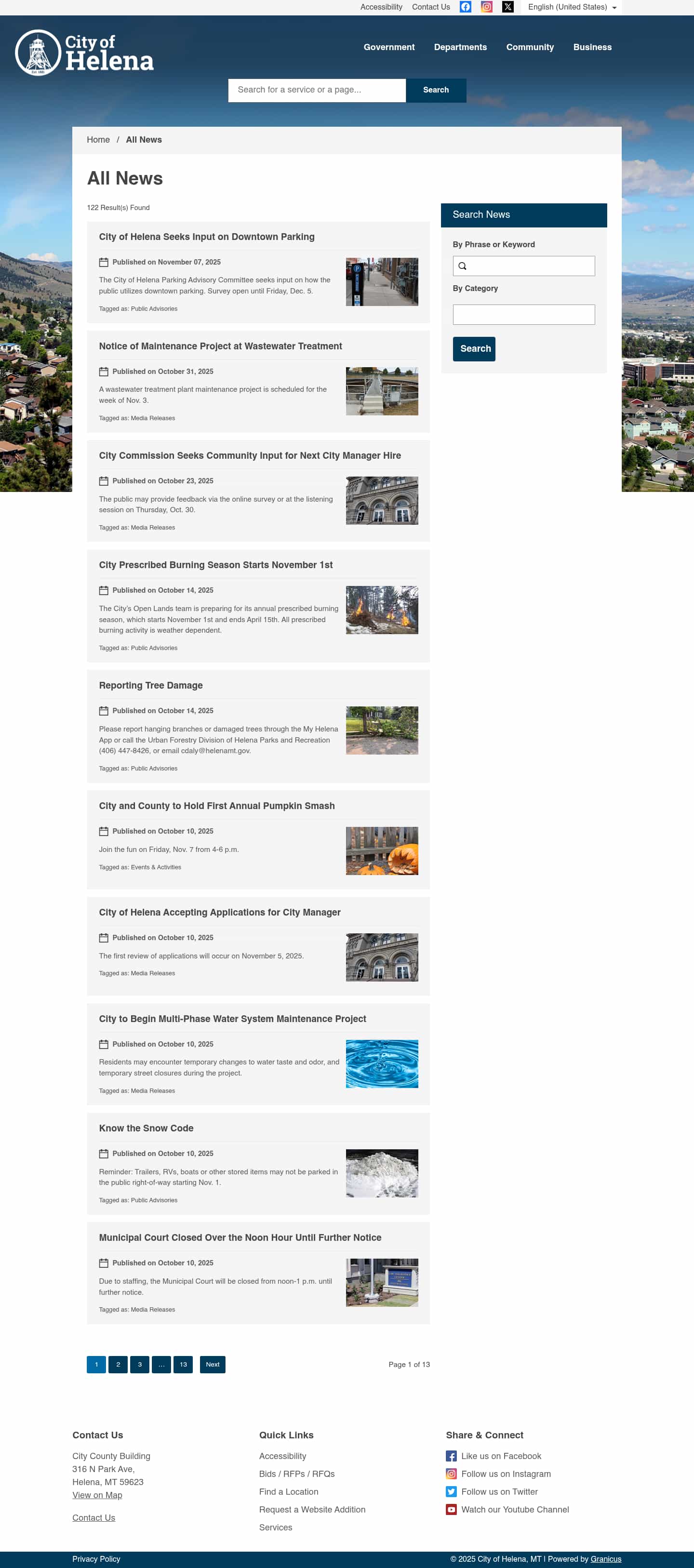 Latest website image capture