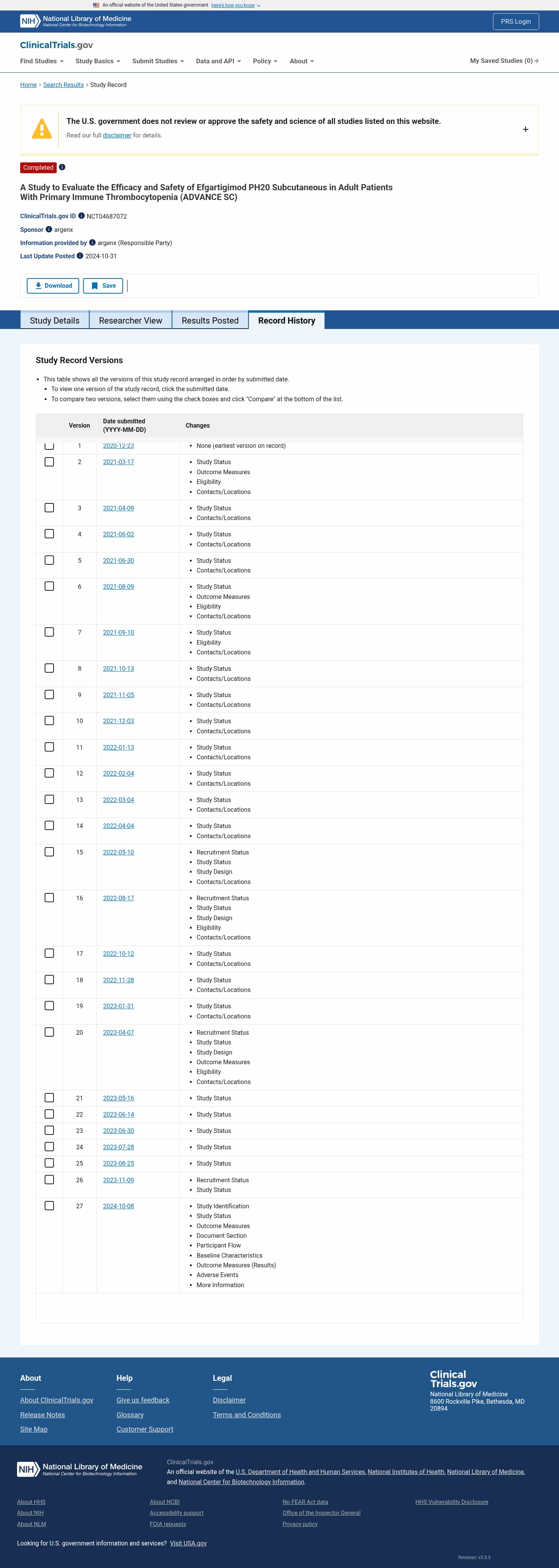 Latest website image capture