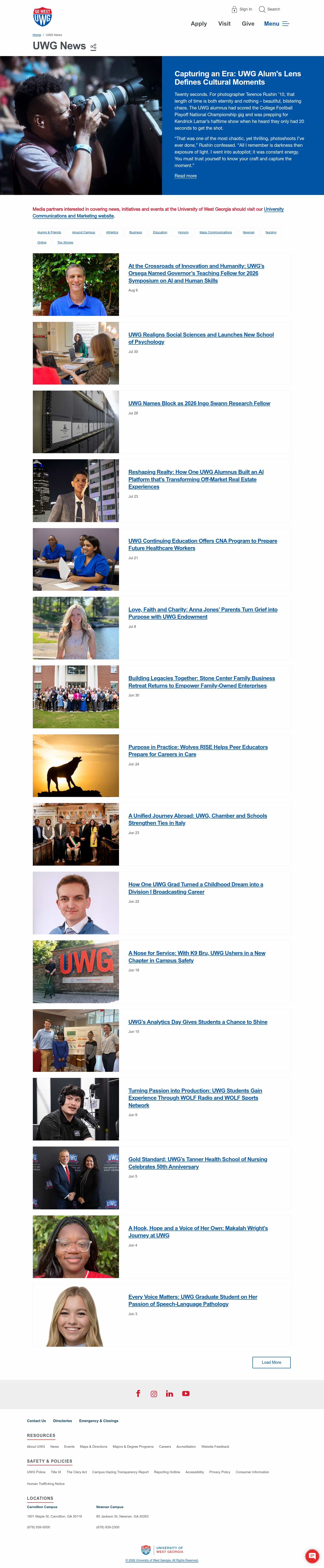 Latest website image capture