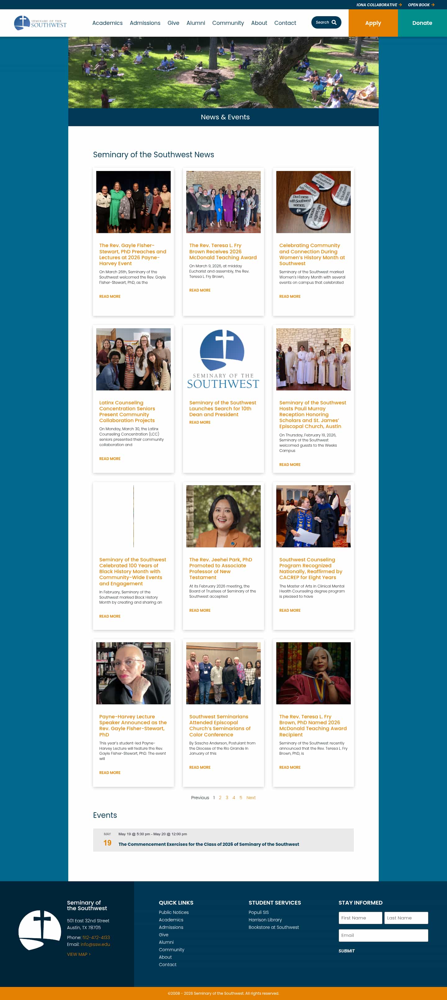 Latest website image capture