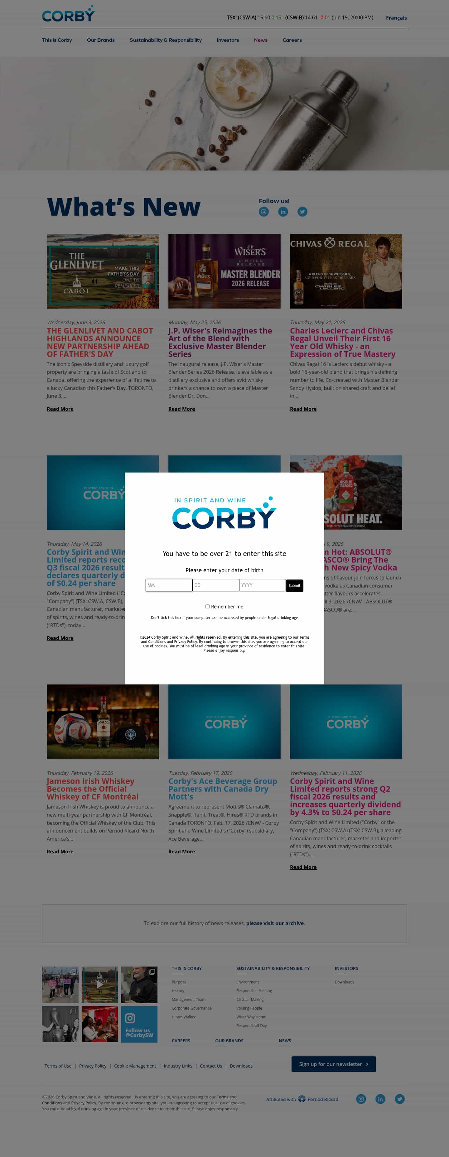 Latest website image capture