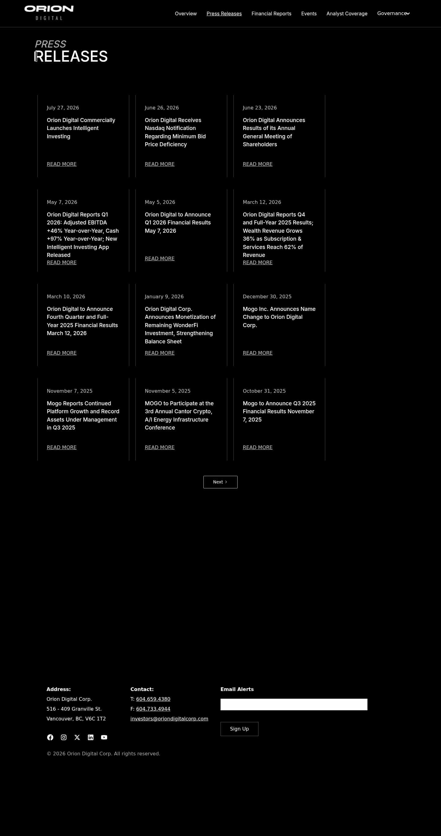 Latest website image capture