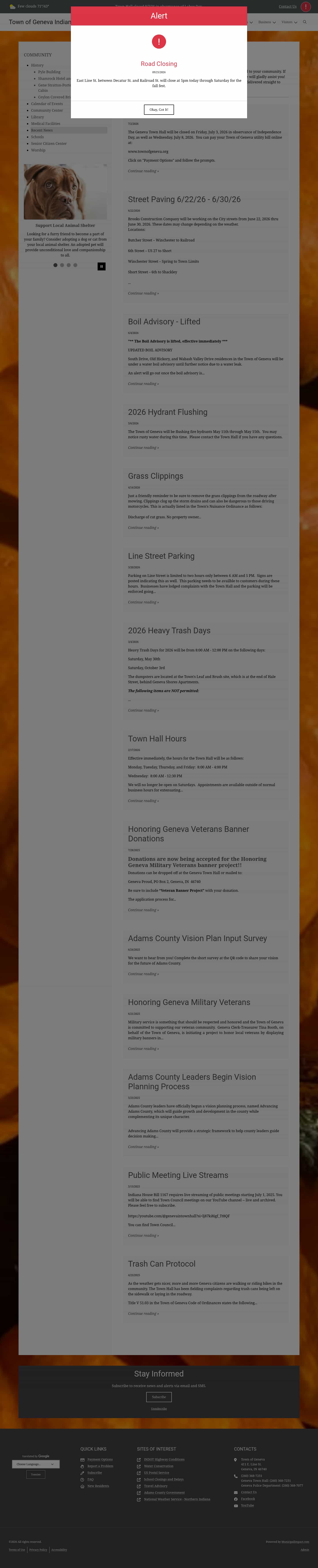 Latest website image capture