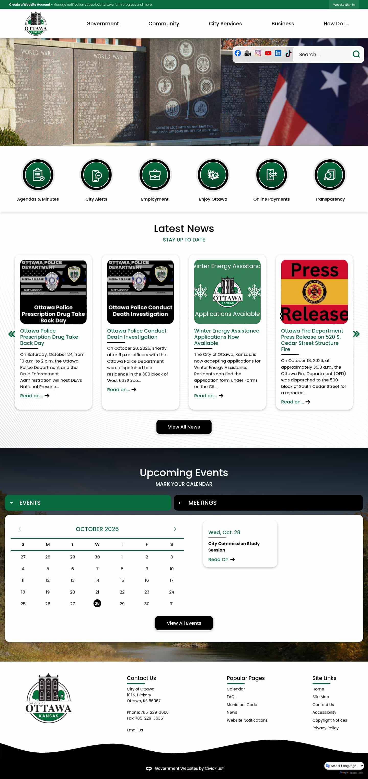 Latest website image capture