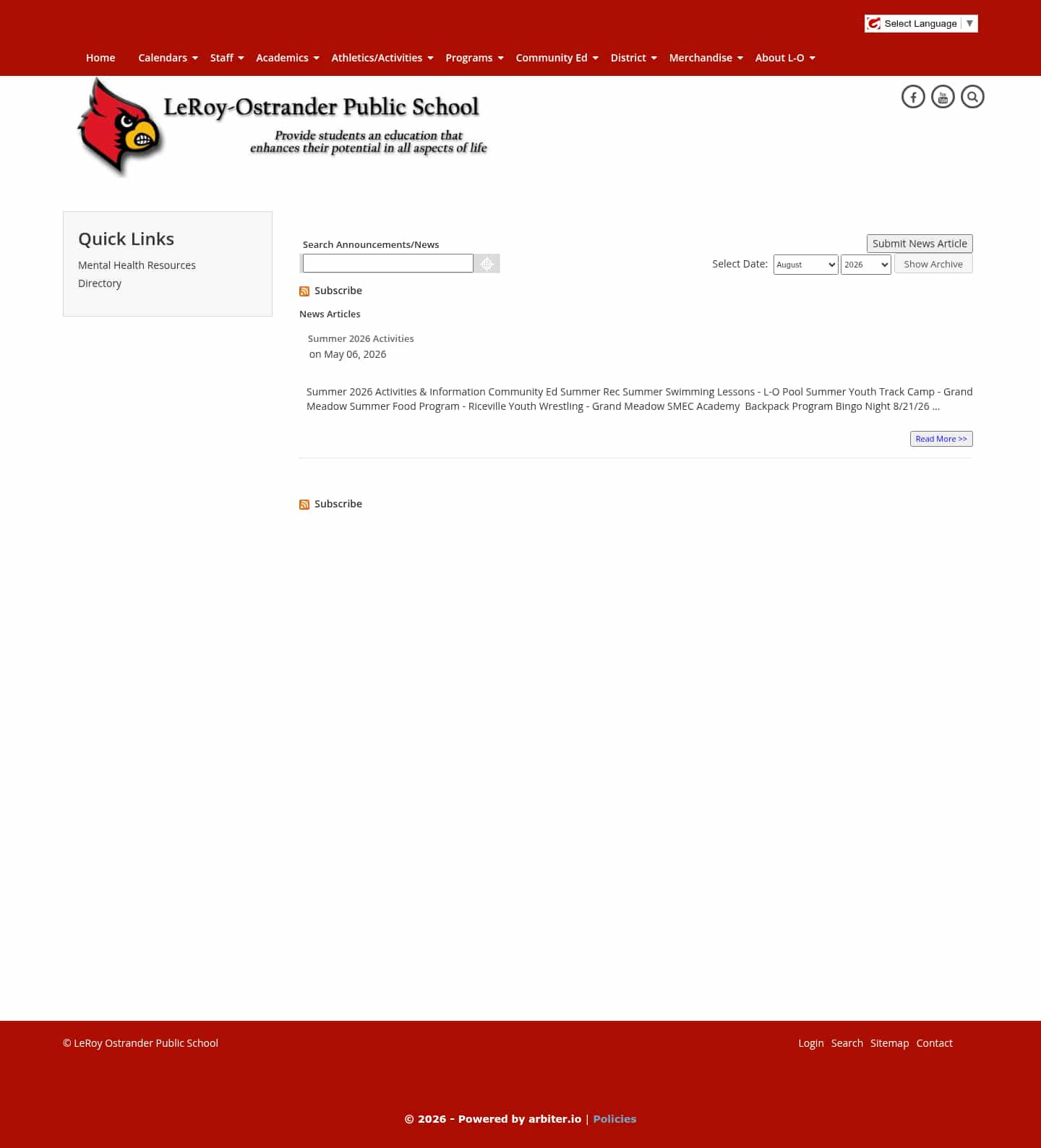 Latest website image capture