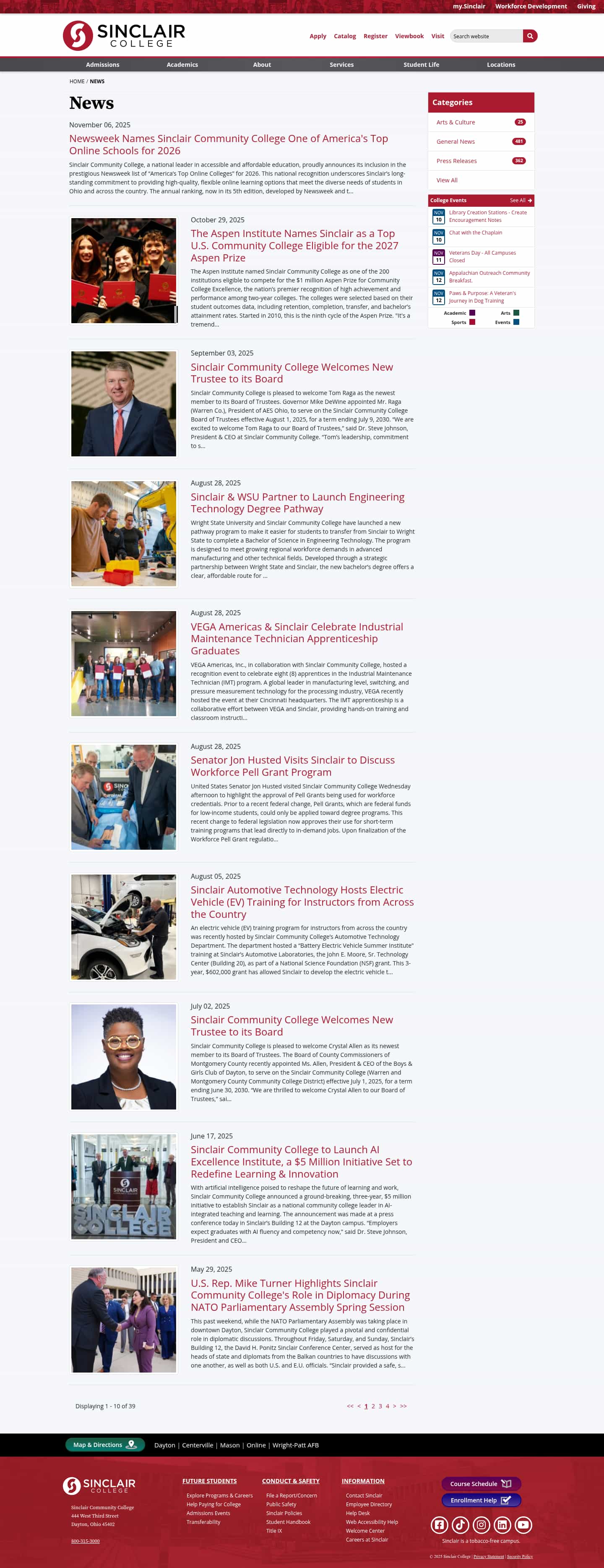 Latest website image capture