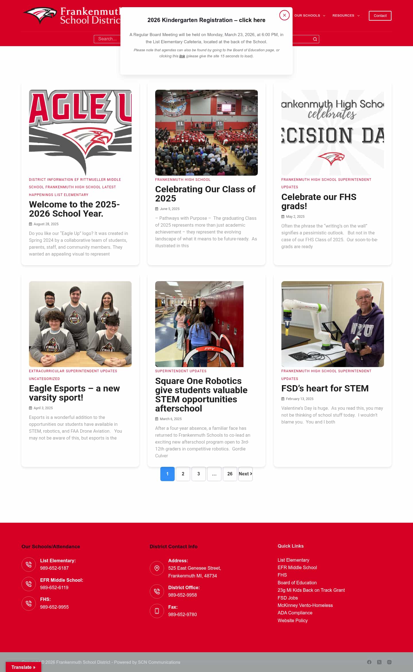 Latest website image capture